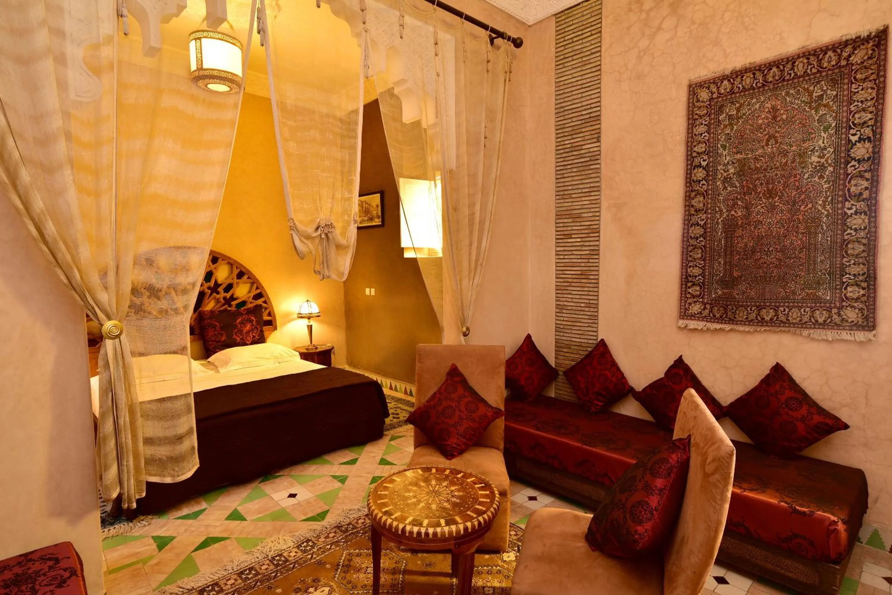Off site, Bed in Riad Manissa