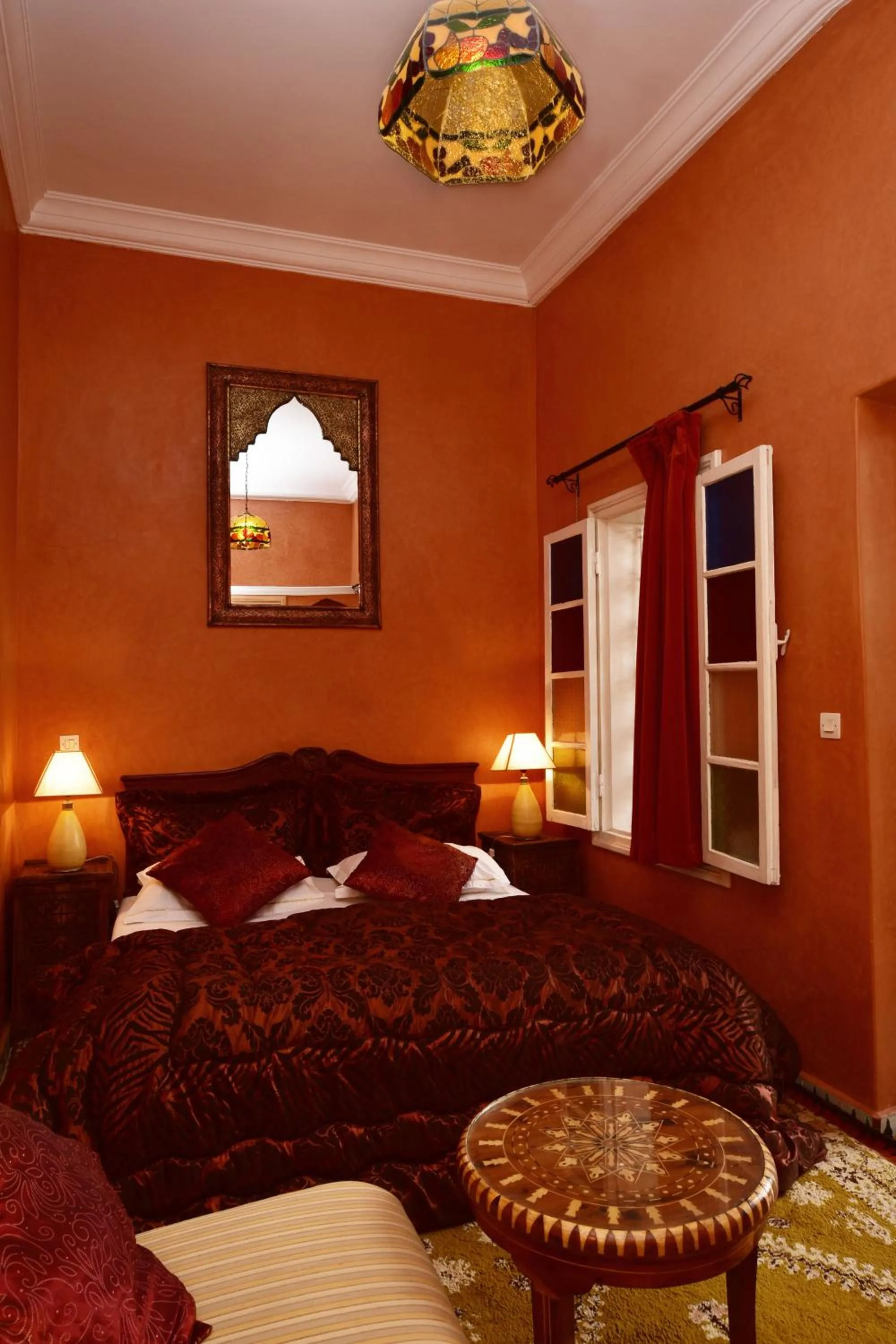 Night, Bed in Riad Manissa