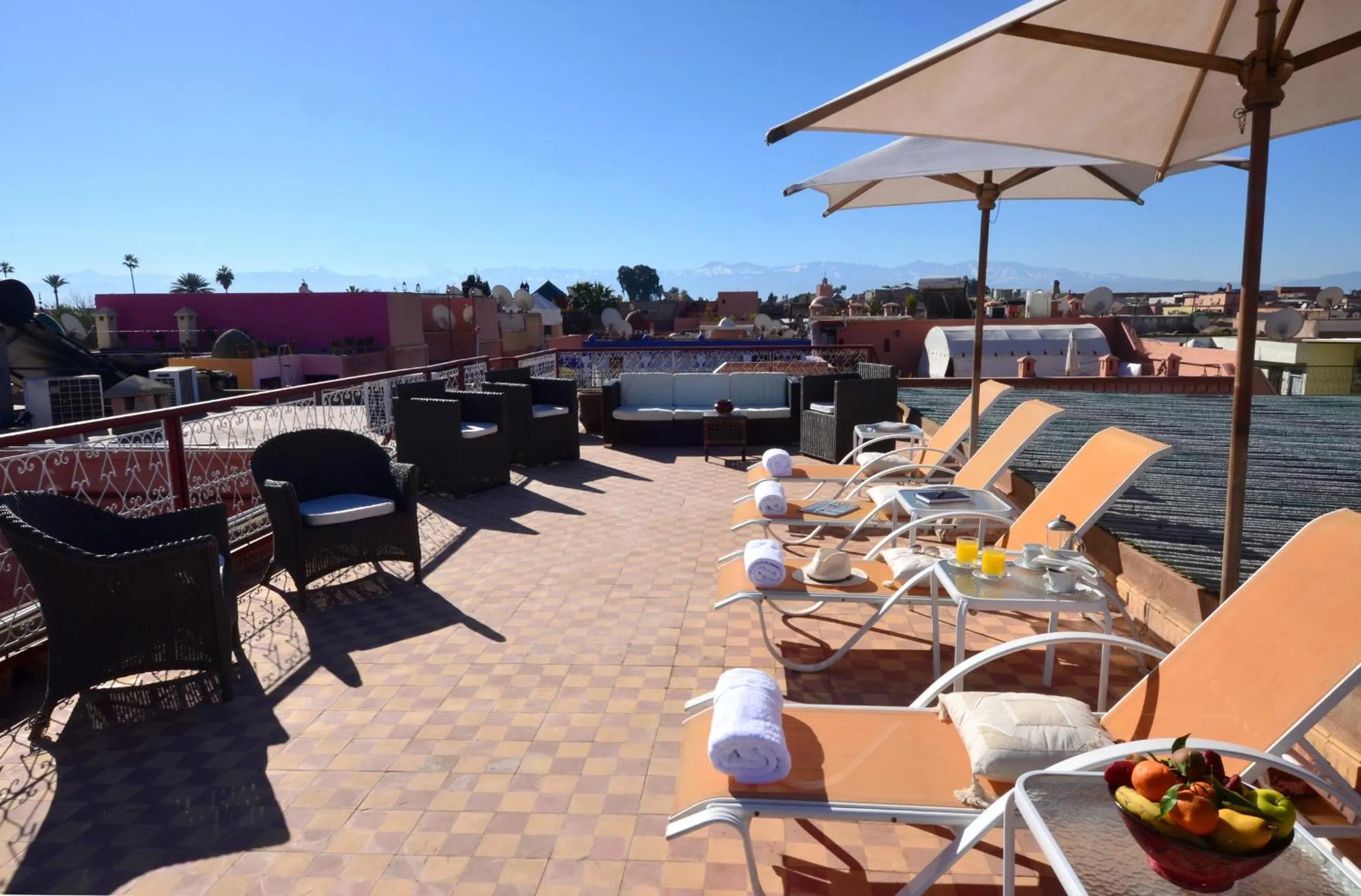 Patio in Riad Manissa