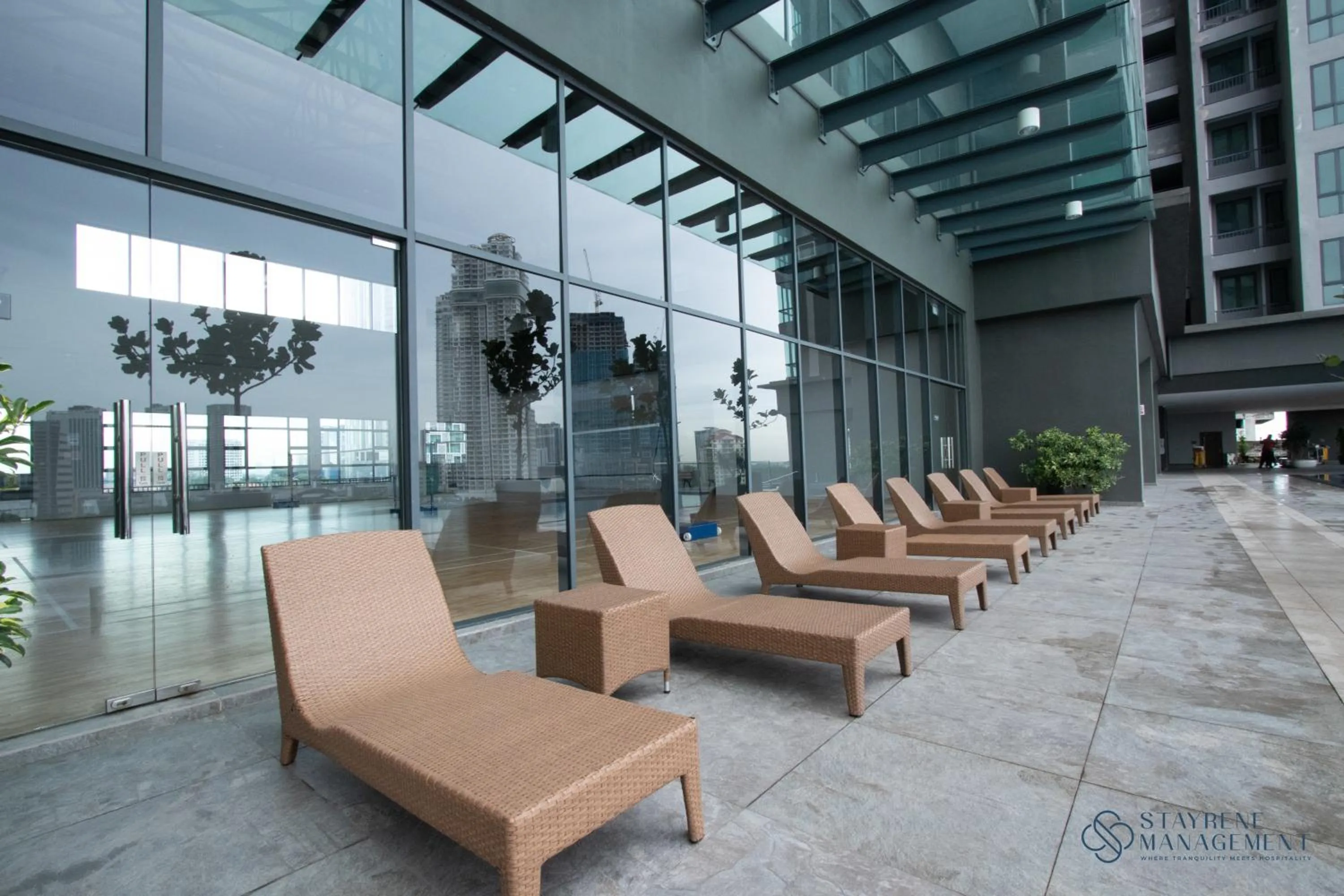 sunbed in SKS Pavillion Residences by Stayrene