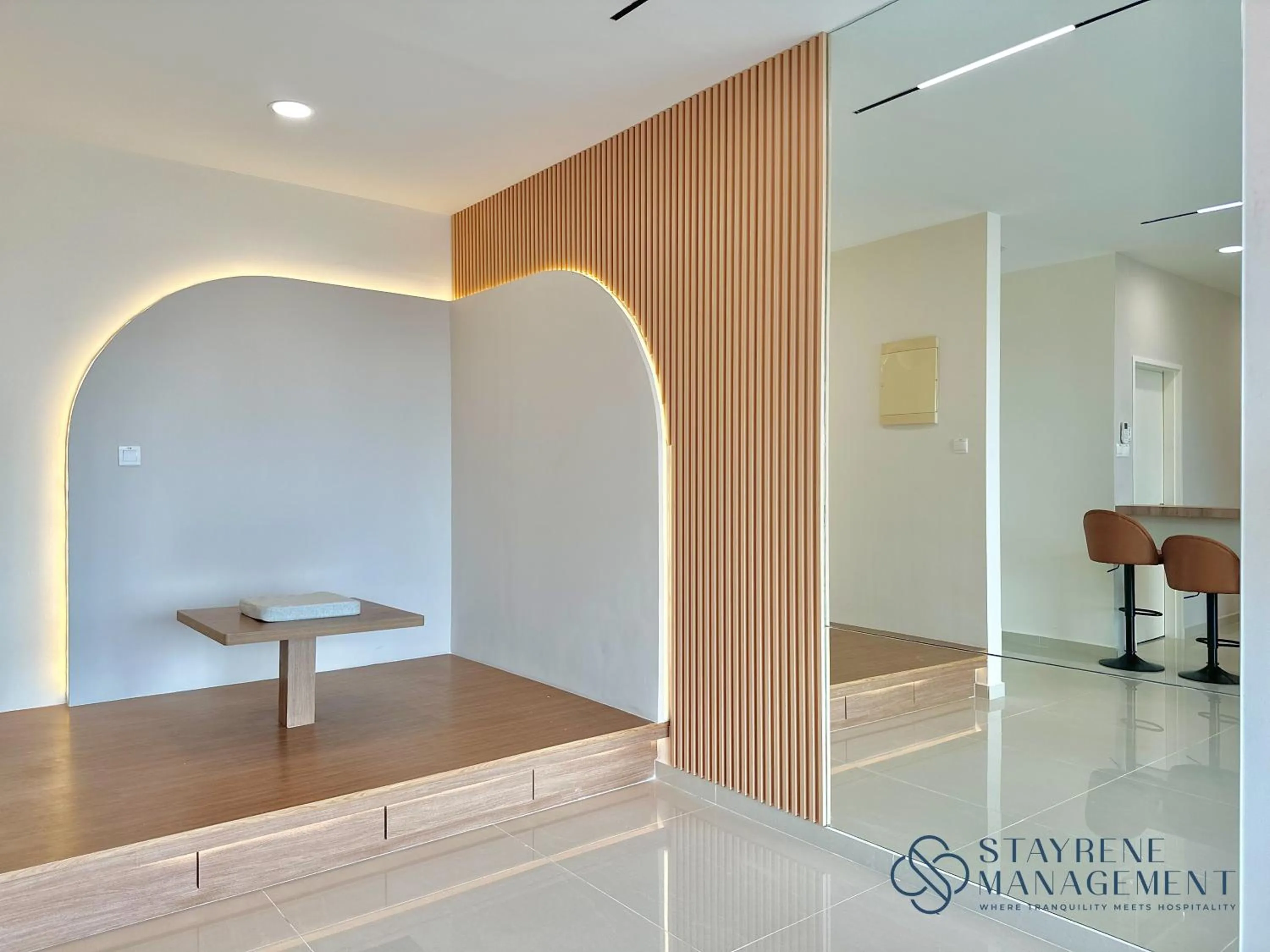 Living room in SKS Pavillion Residences by Stayrene