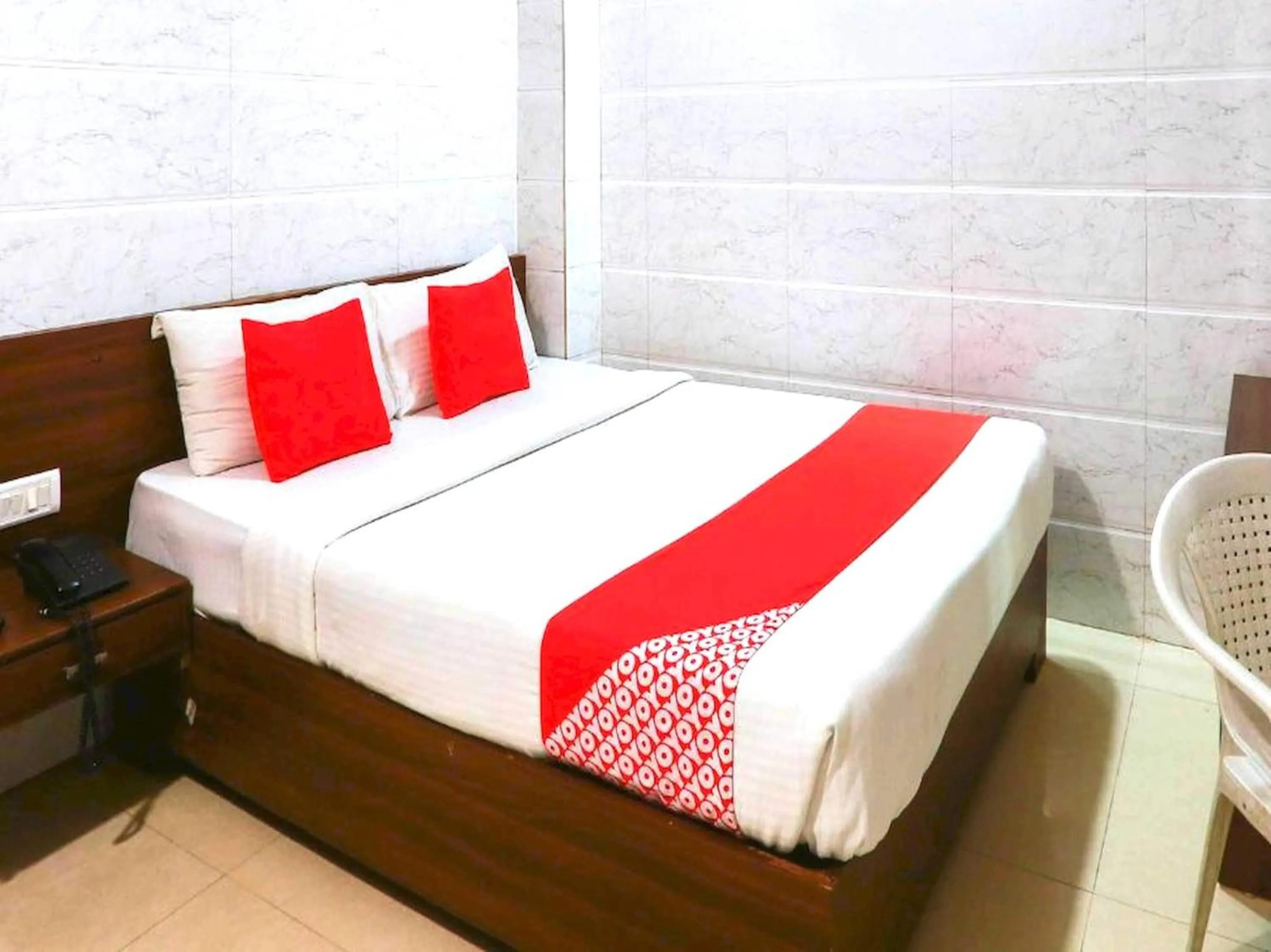 Bedroom, Bed in Hotel O The prince Park