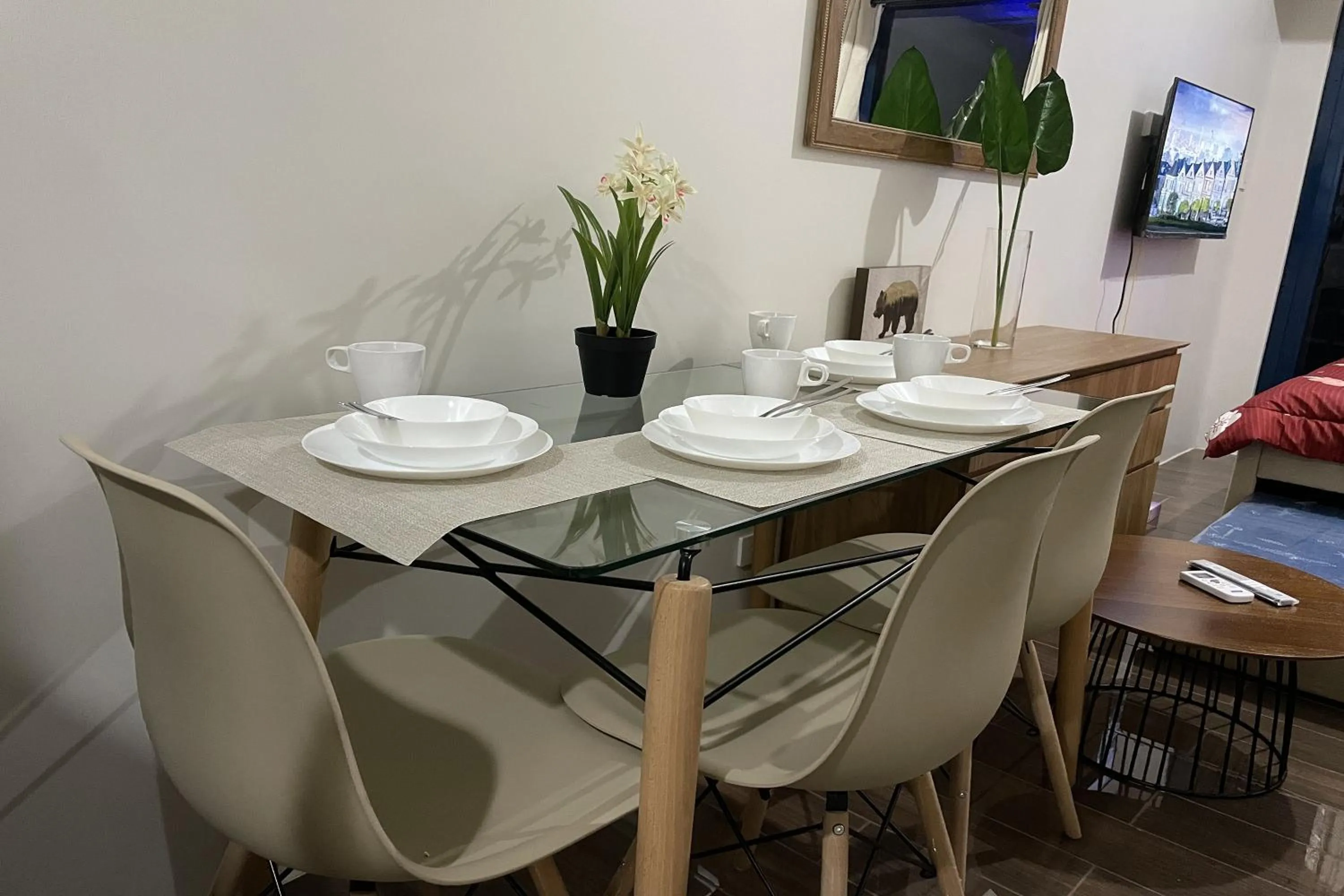 Seating area in Luxury Air Residences By Makati