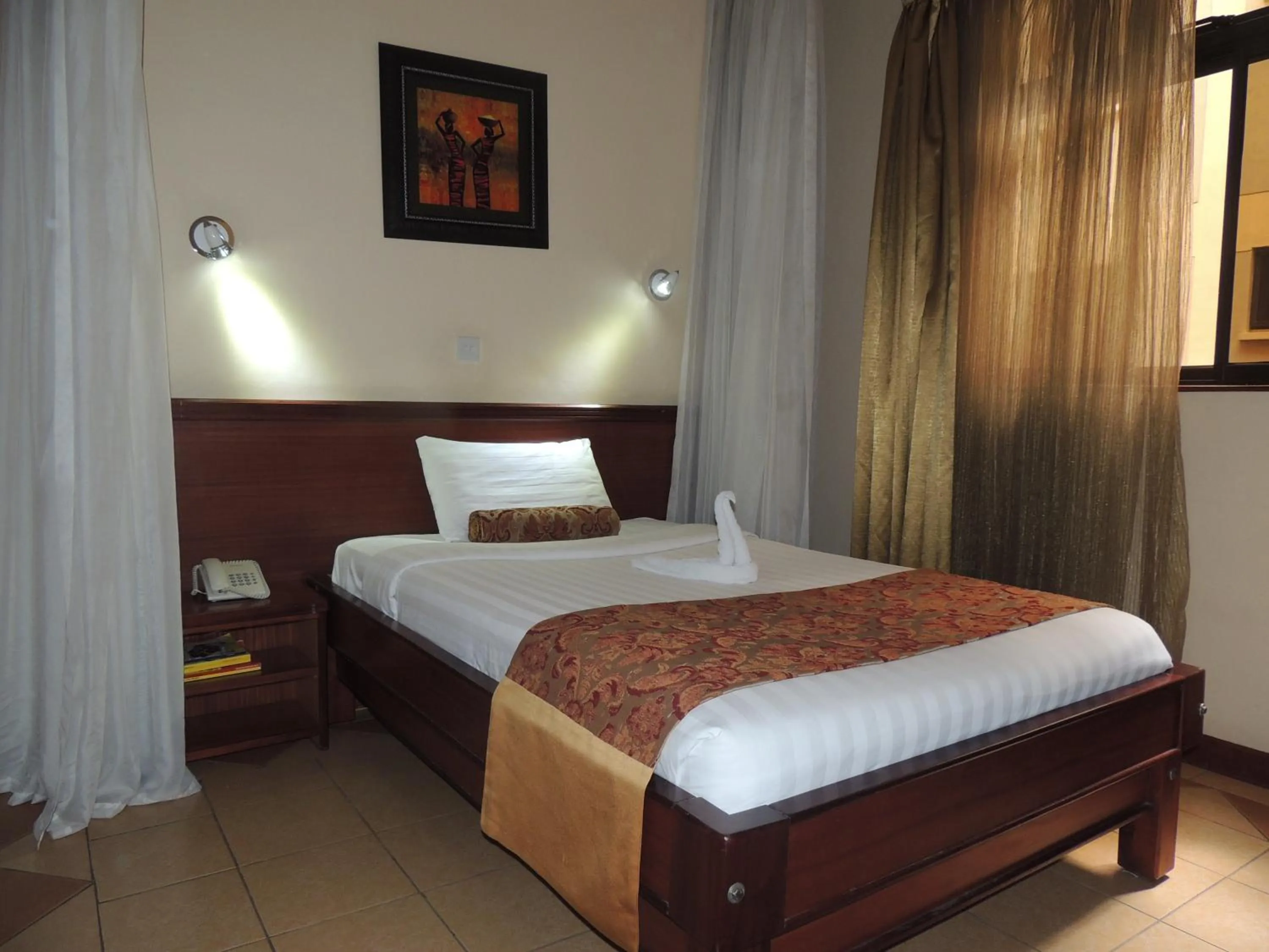 Bed in Hennessis Hotel