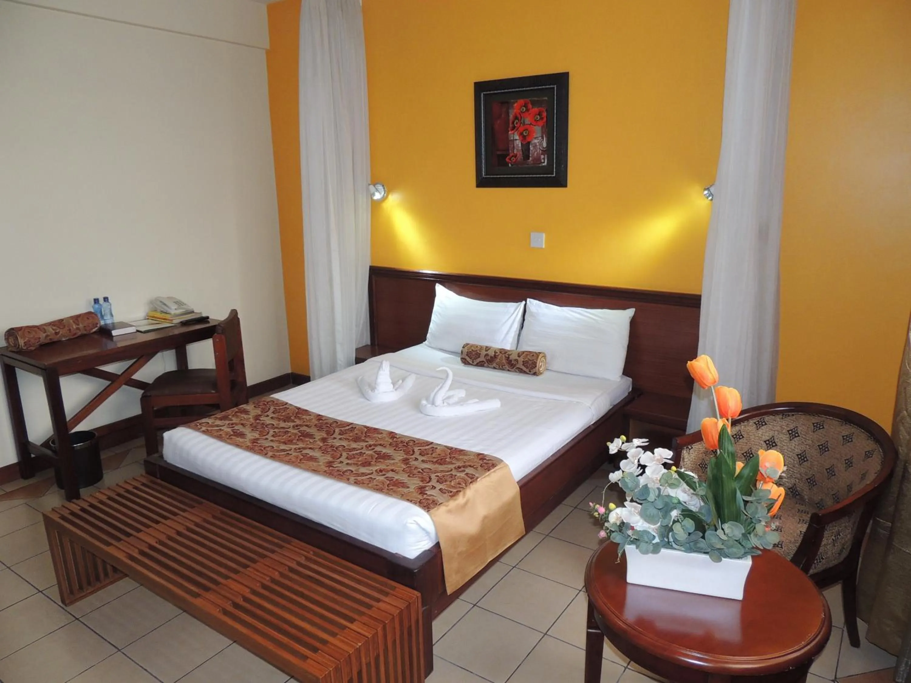 Bed in Hennessis Hotel