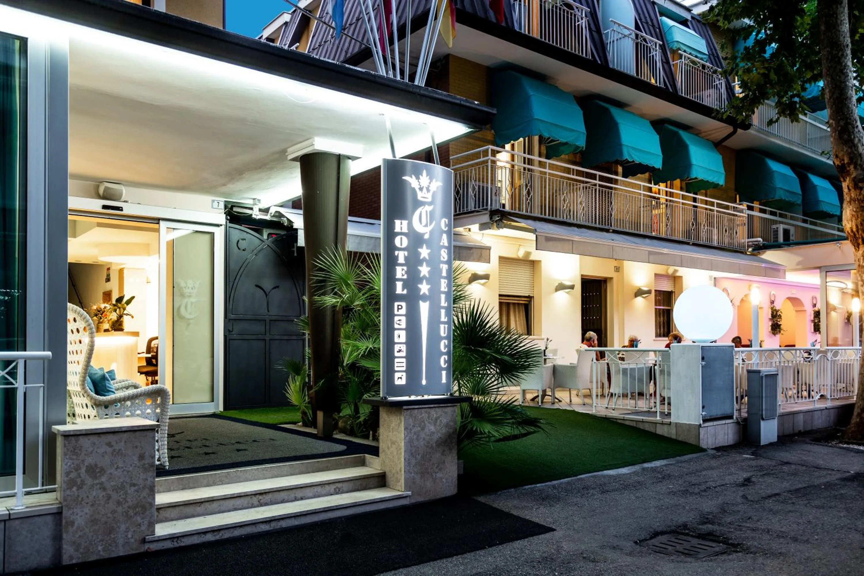 Lobby or reception in Hotel Castellucci