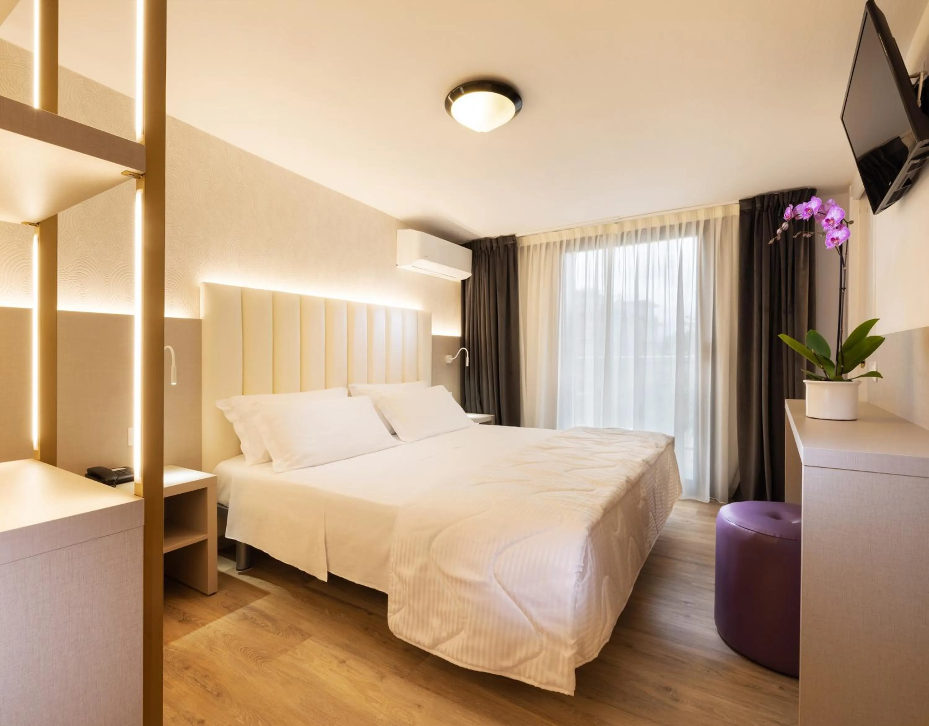 Bed in Hotel Castellucci