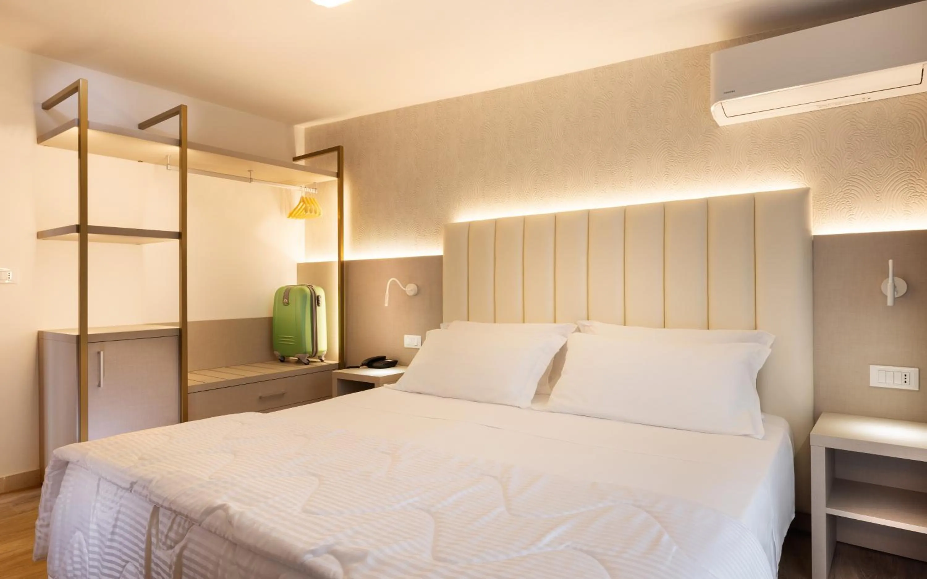 Bed in Hotel Castellucci