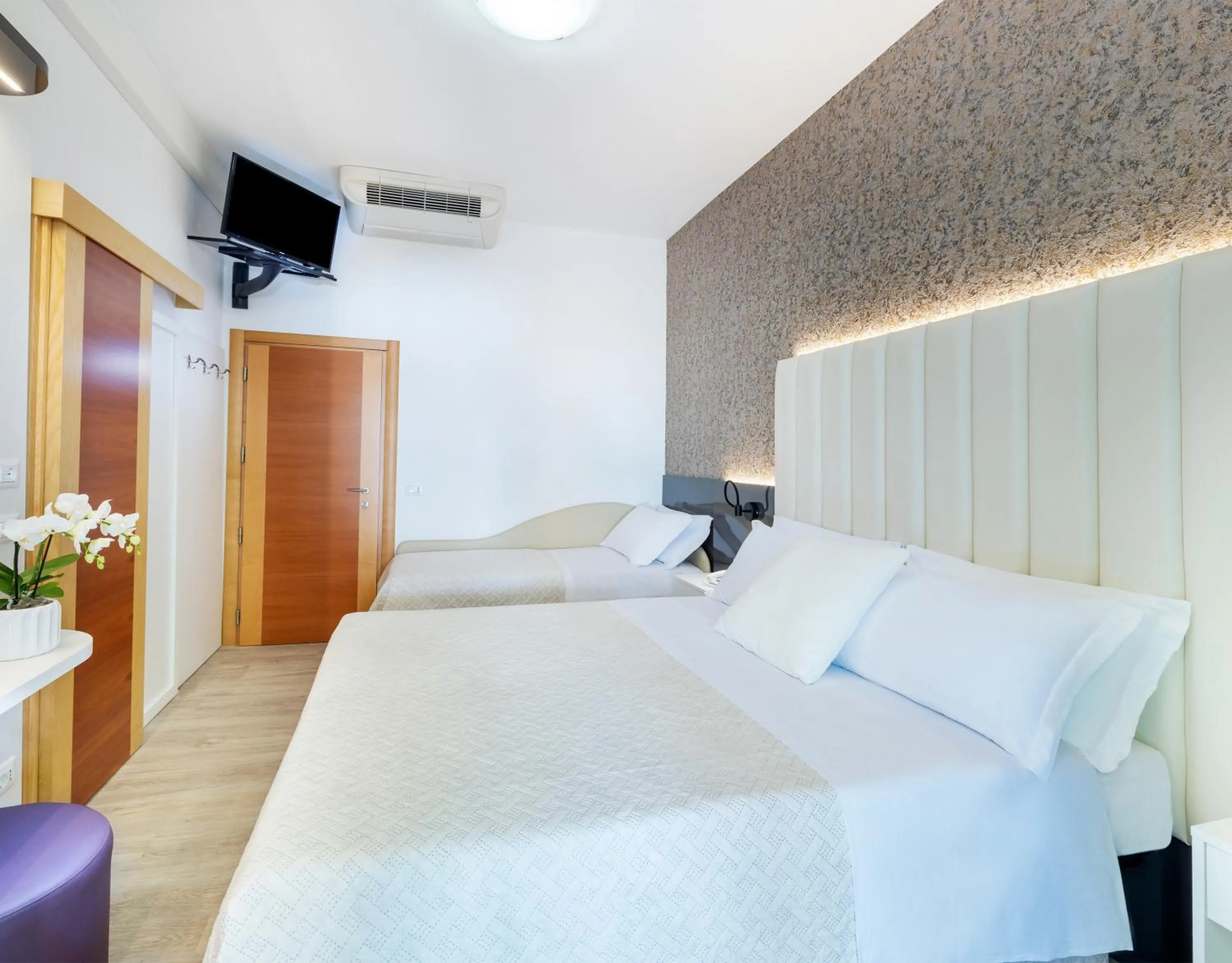 Bed in Hotel Castellucci