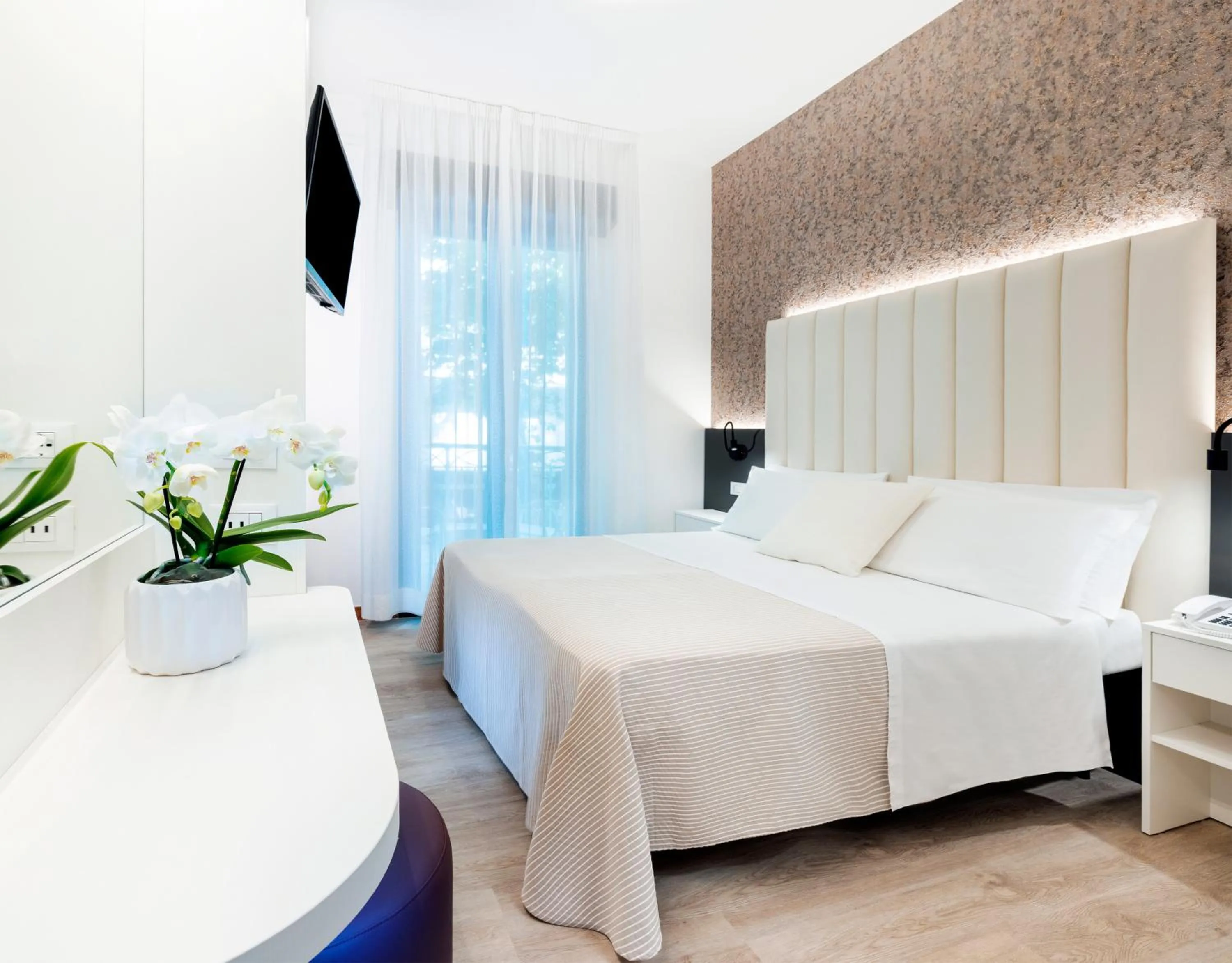 Bed in Hotel Castellucci