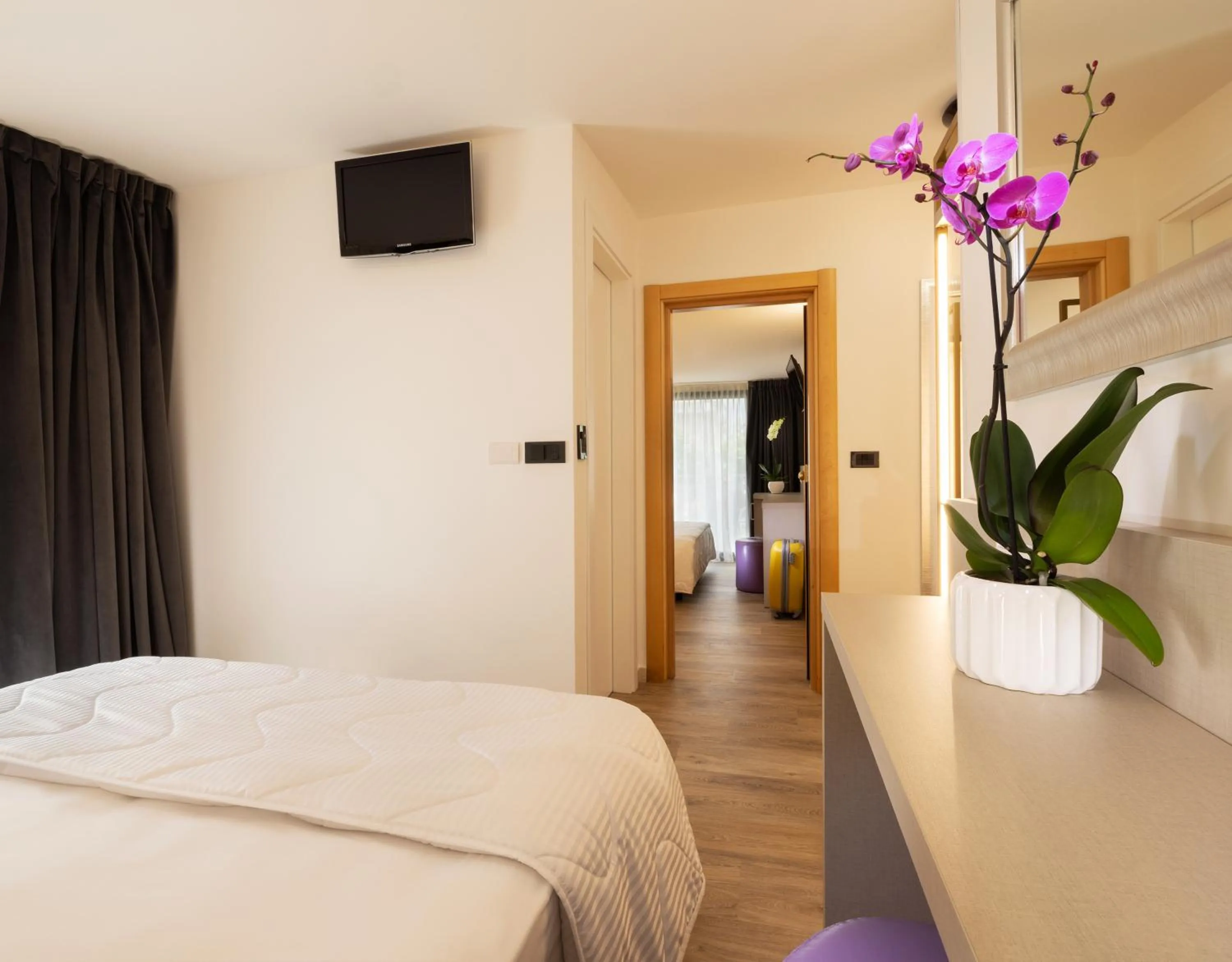 Bed in Hotel Castellucci