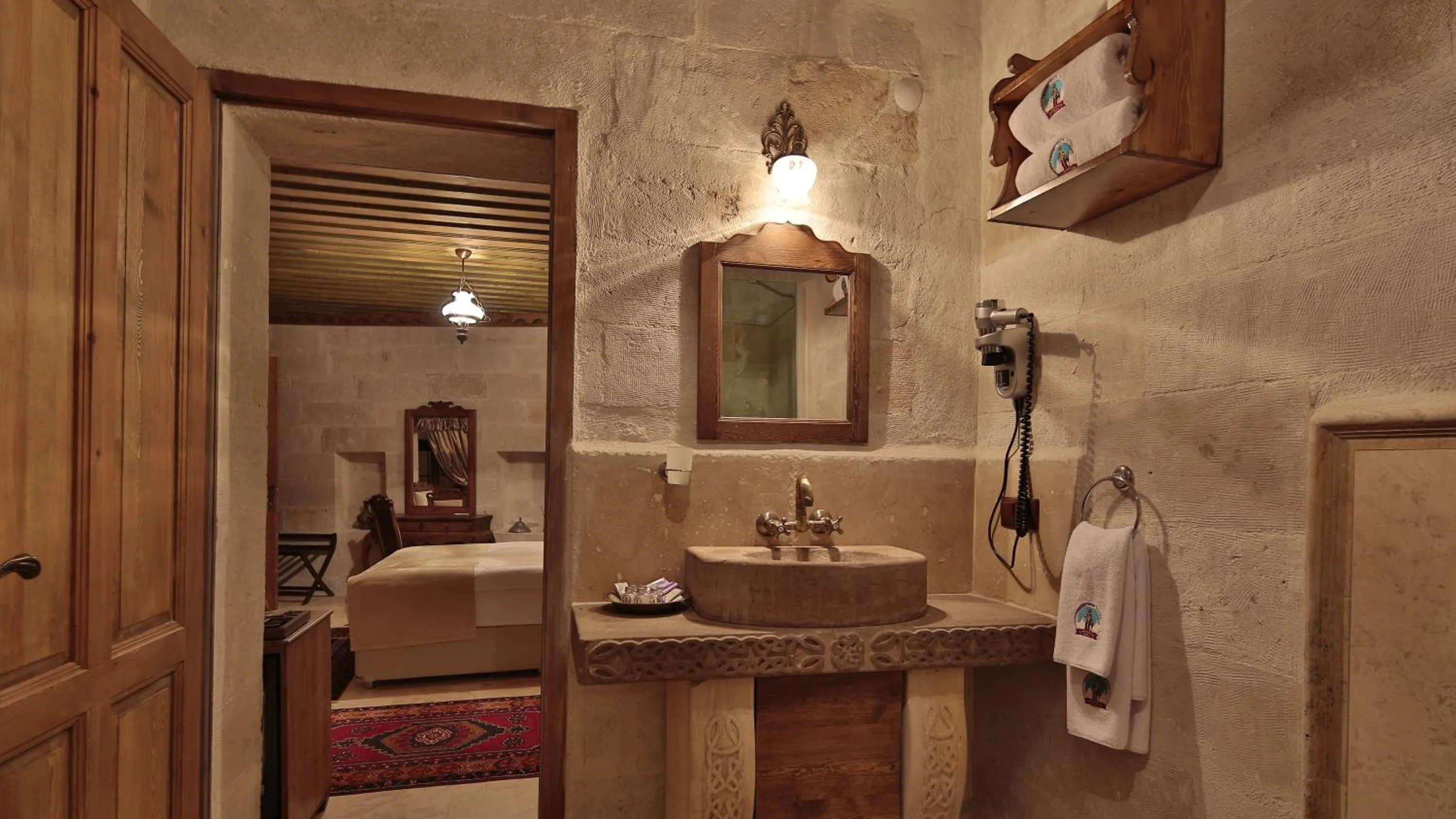 Bathroom in Phocas Cave Suites