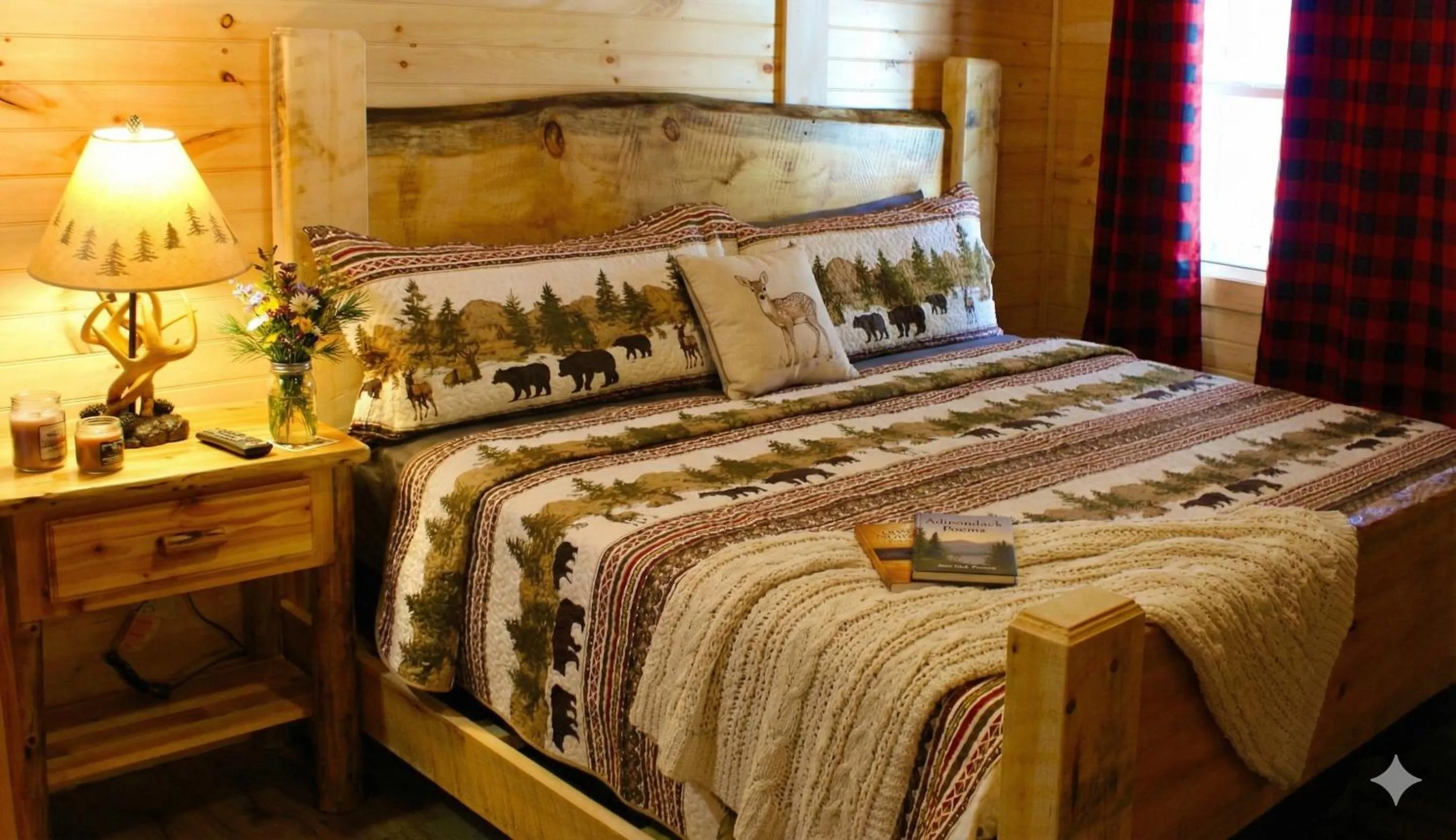 Bed in Lake Haven Motel