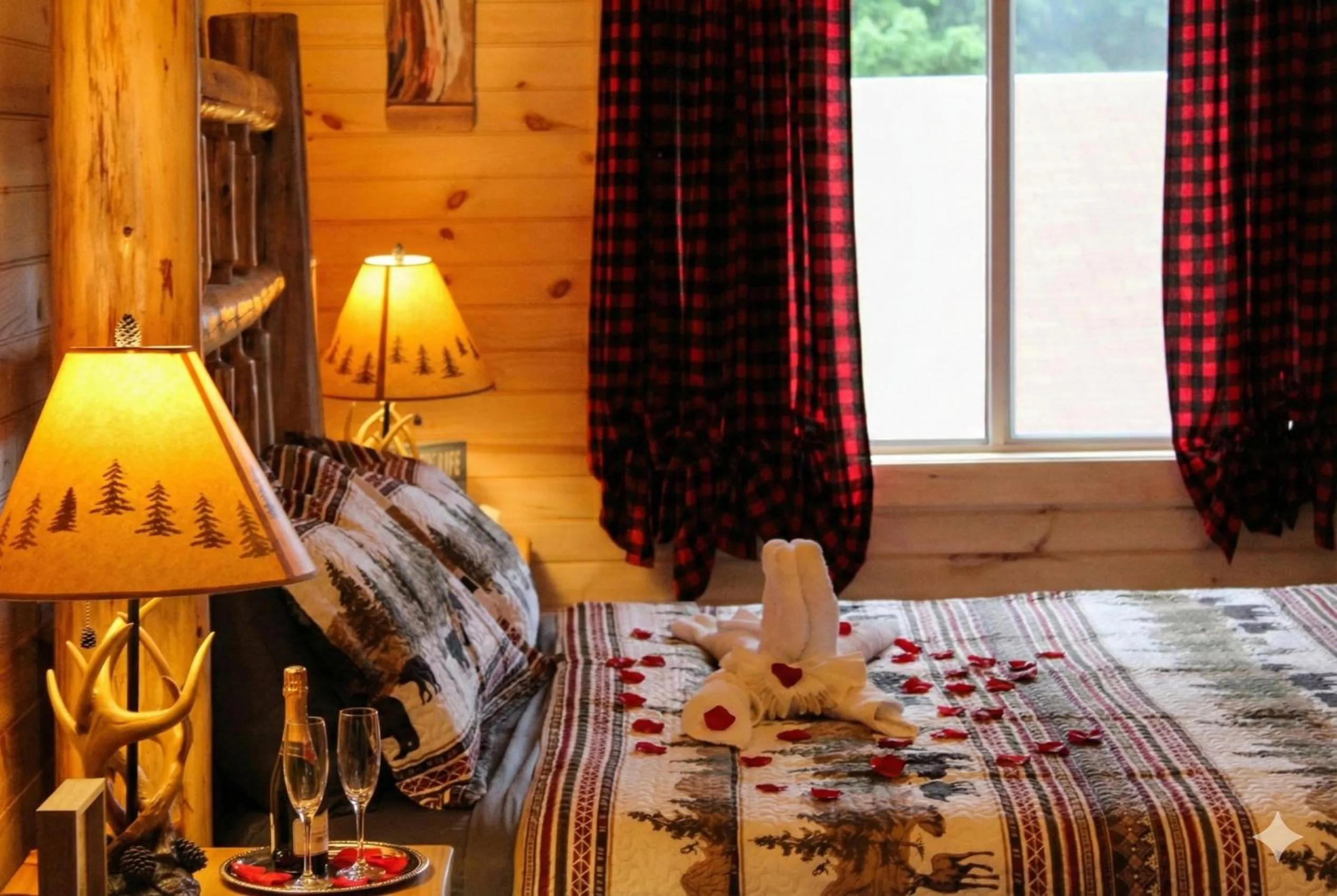 Bed in Lake Haven Motel