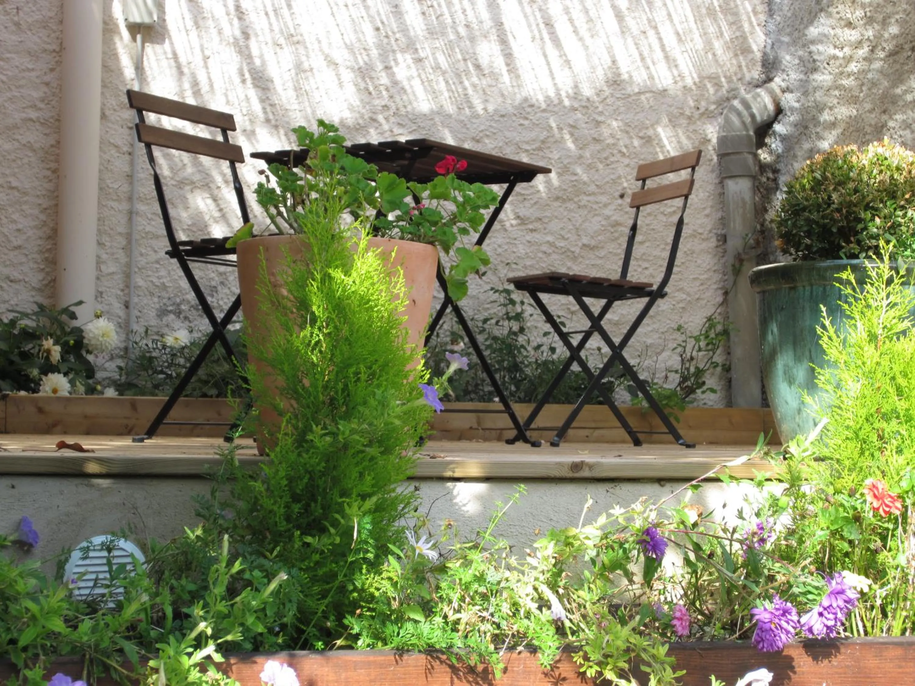Patio in La Maison des Fontaines d'Alsace