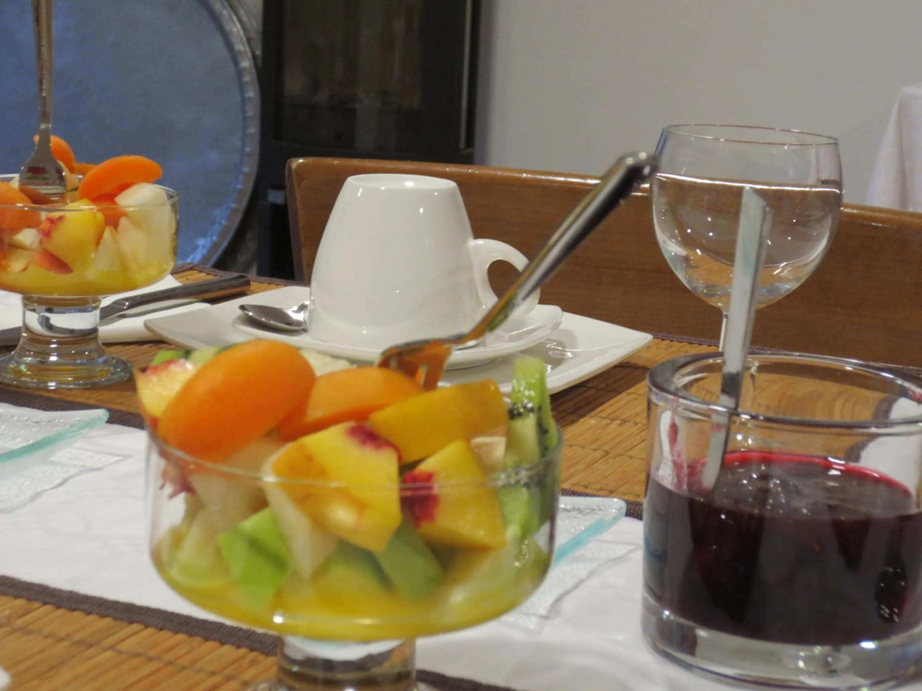 Food and drinks in La Maison des Fontaines d'Alsace