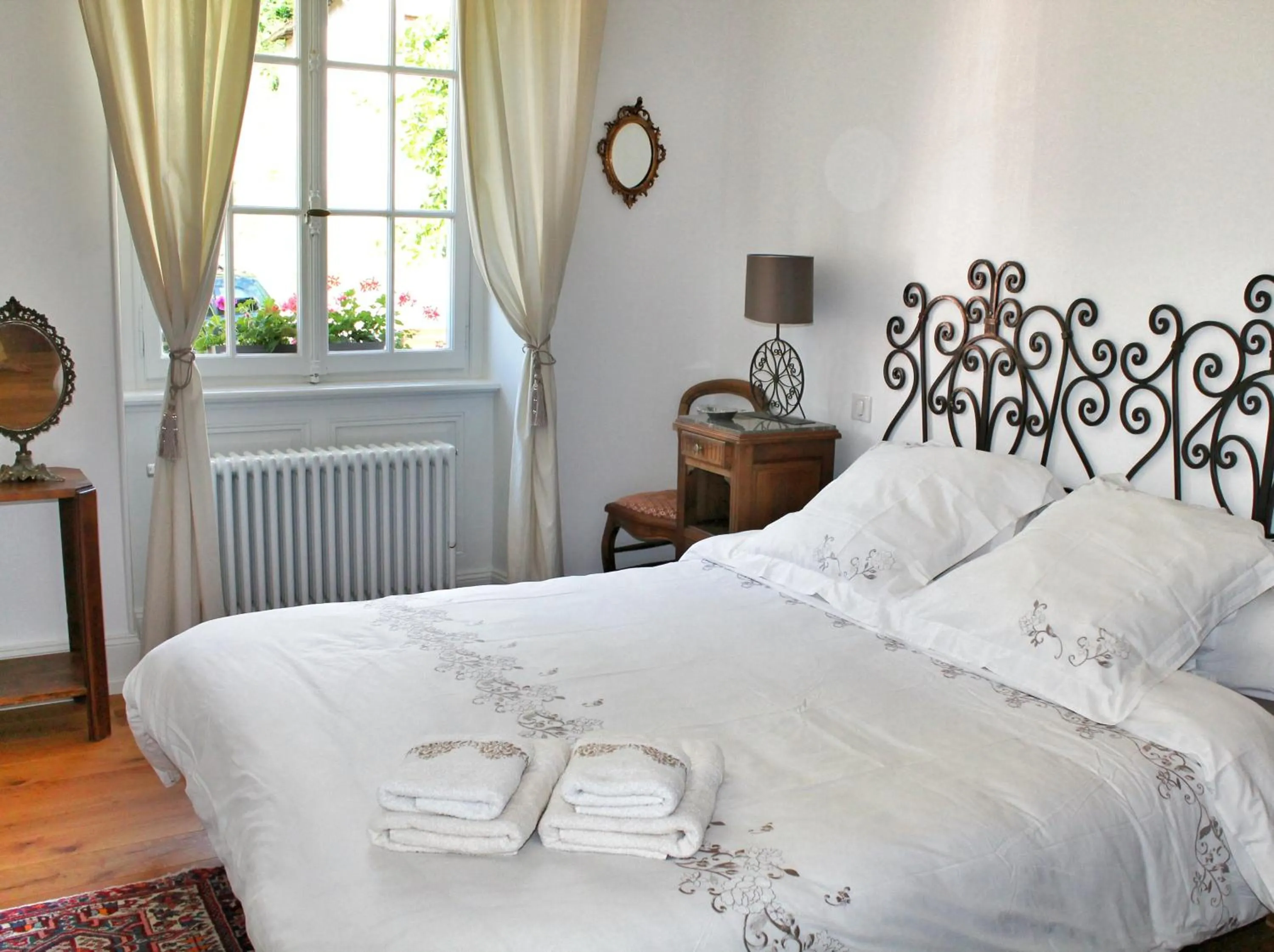 Bed in La Maison des Fontaines d'Alsace