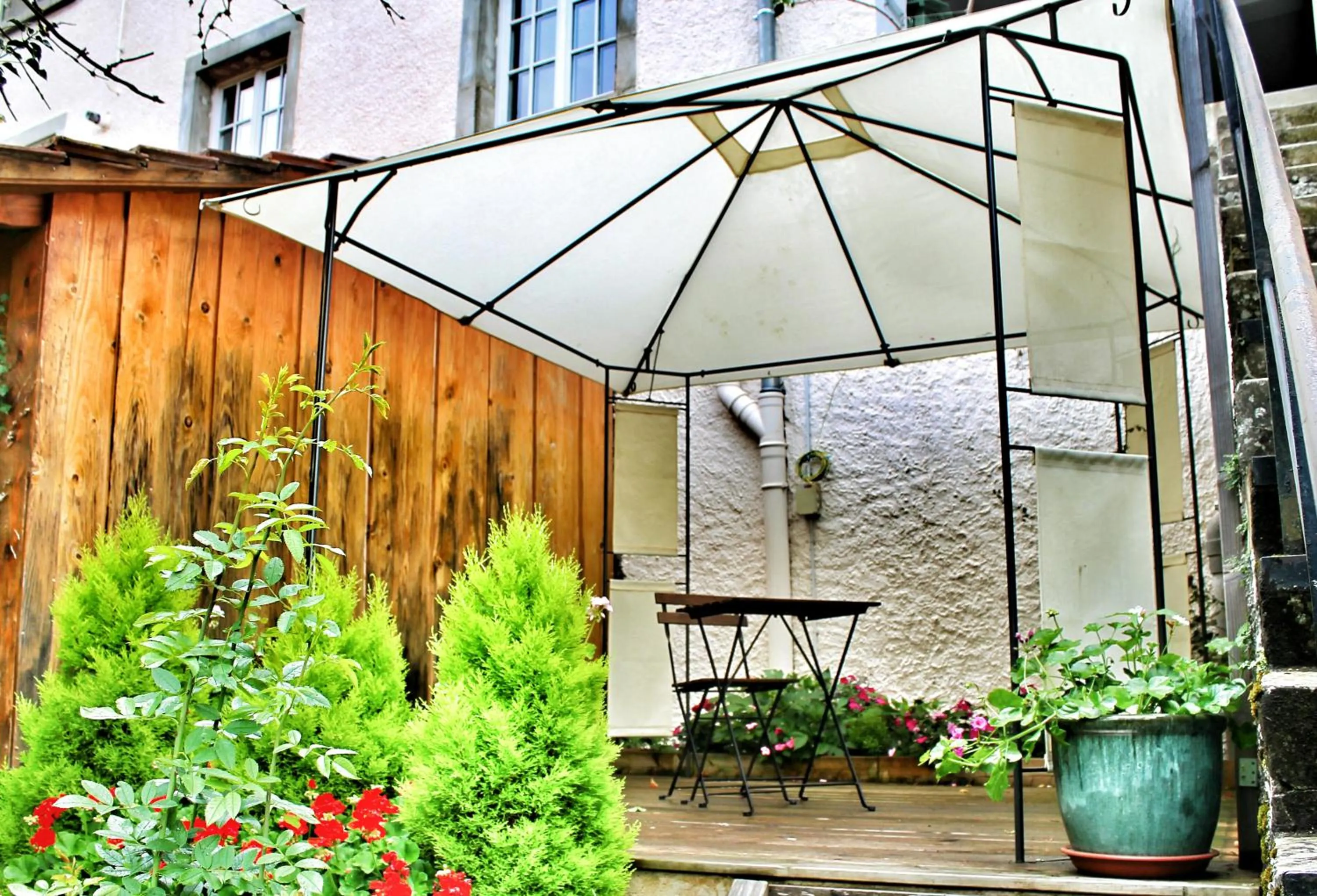 Garden in La Maison des Fontaines d'Alsace