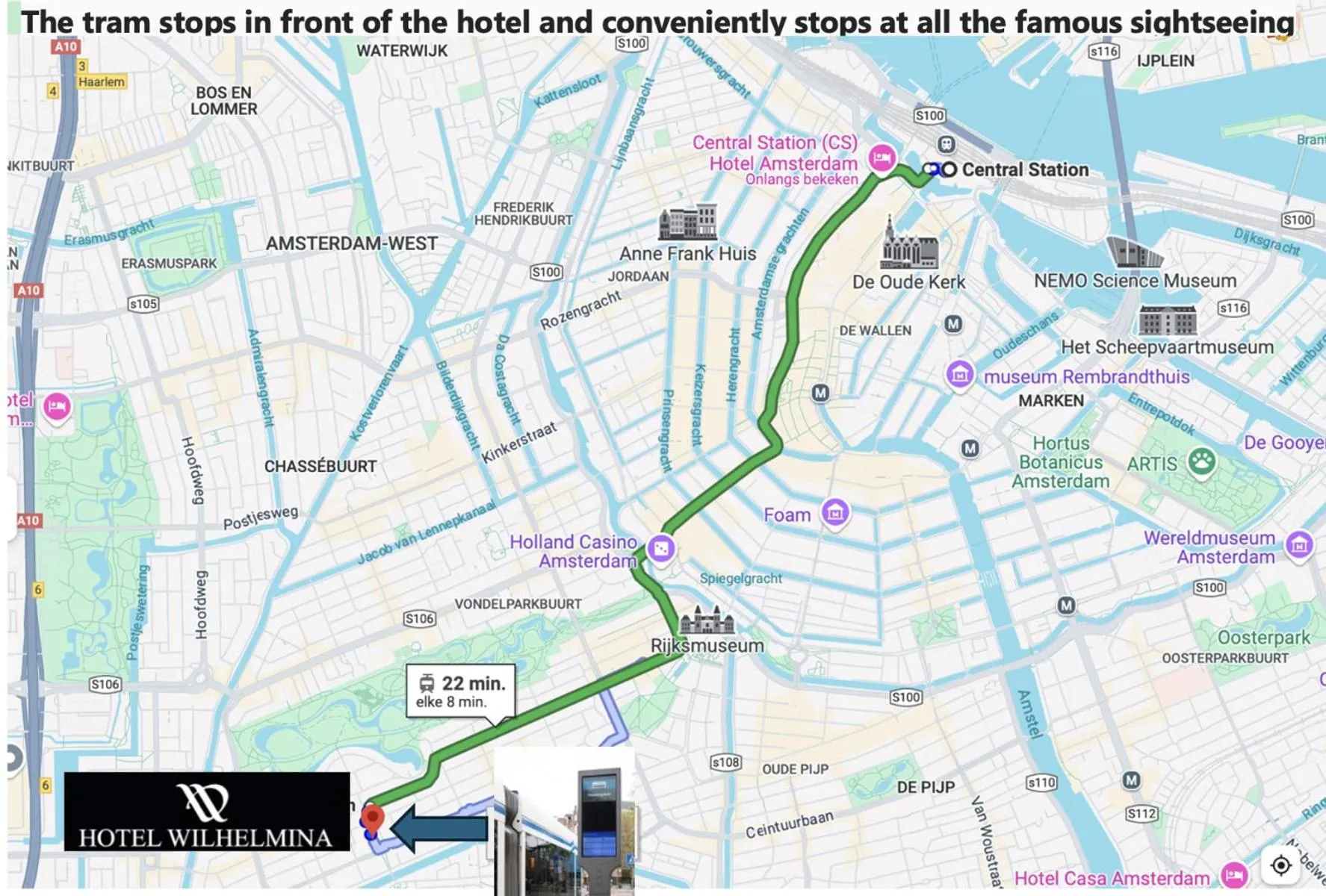 Street view in Aadam Wilhelmina Hotel