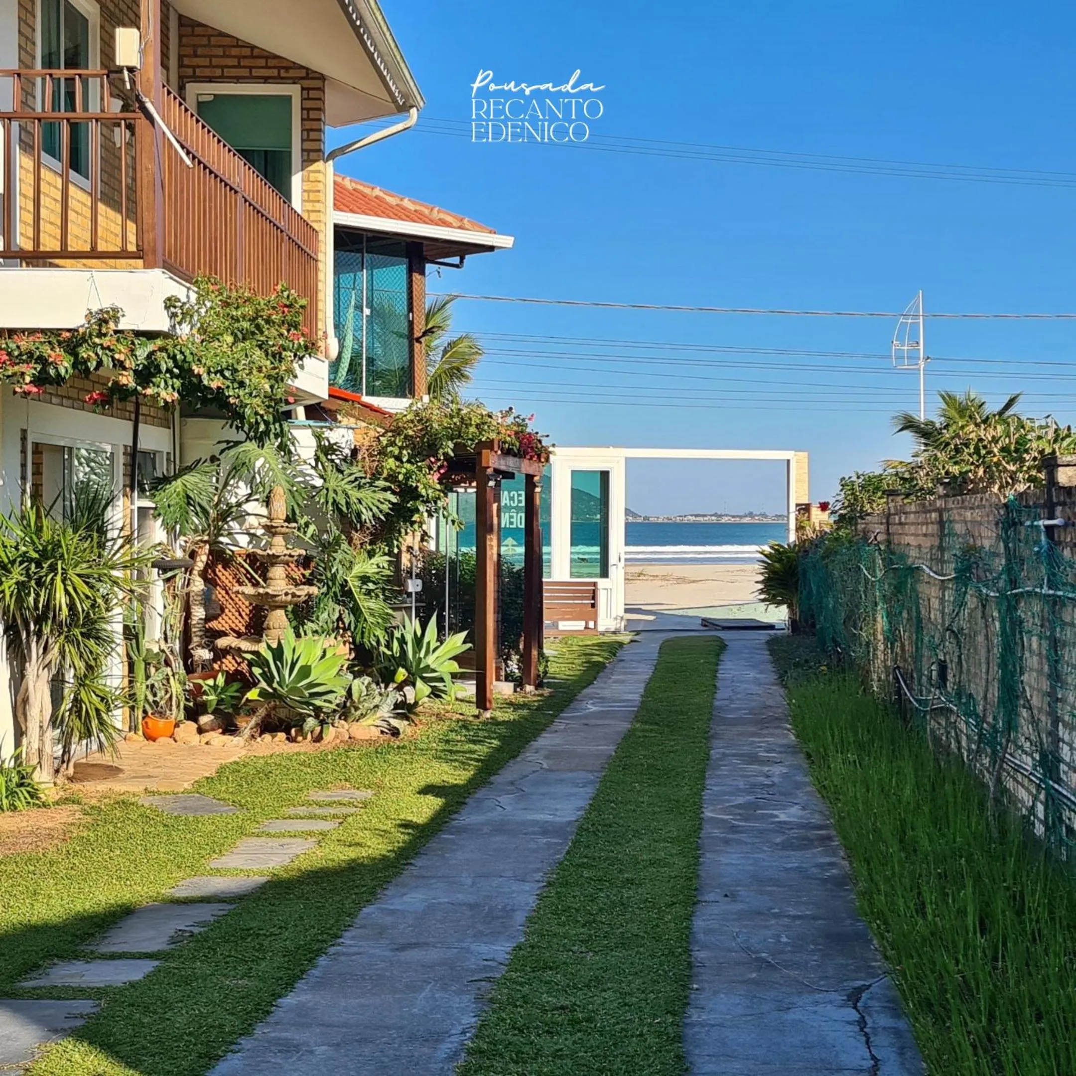 Garden in Pousada Recanto Edênico - à beira mar da Praia Ponta do Papagaio, Palhoça SC