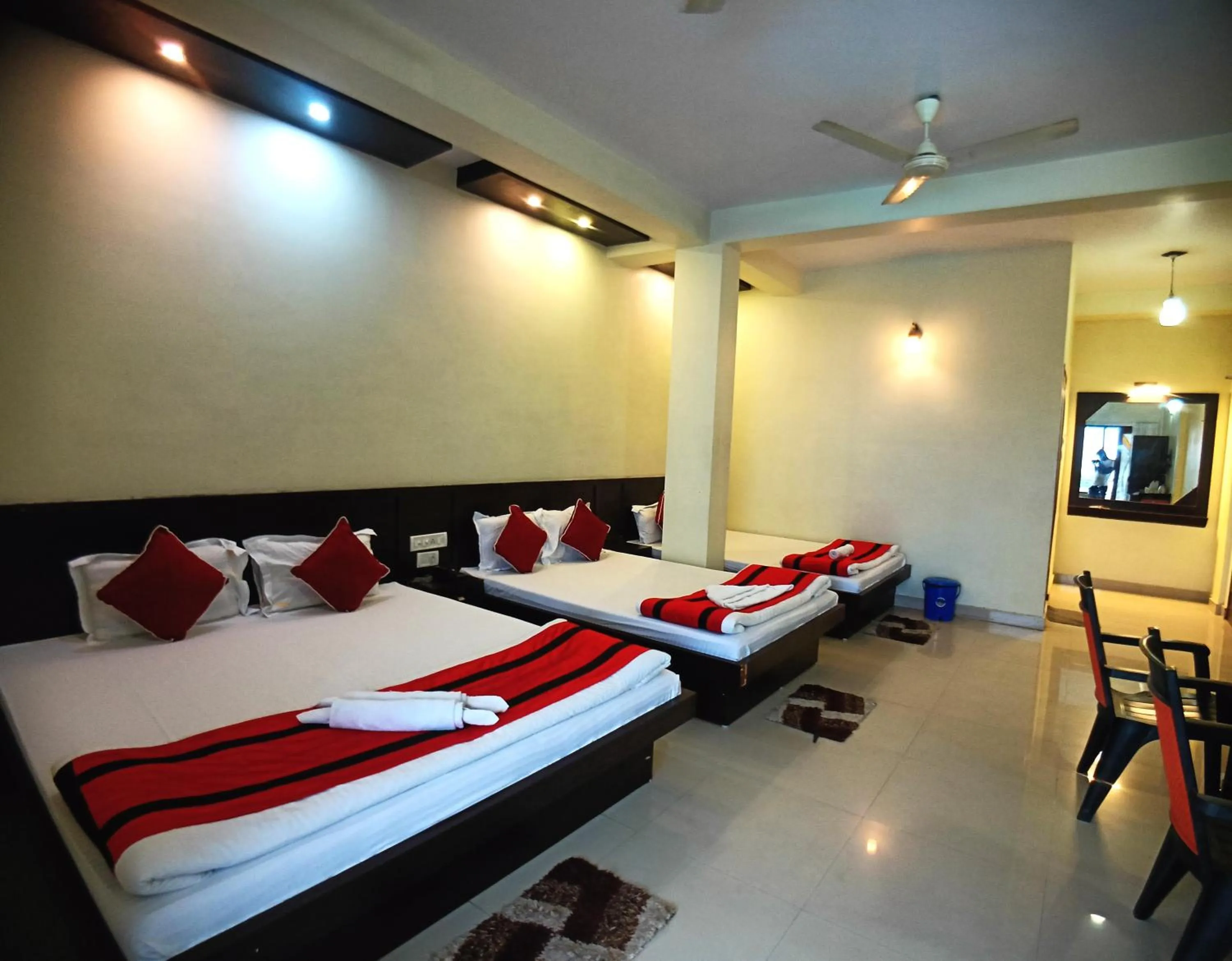 Bed in Shinjini Resort