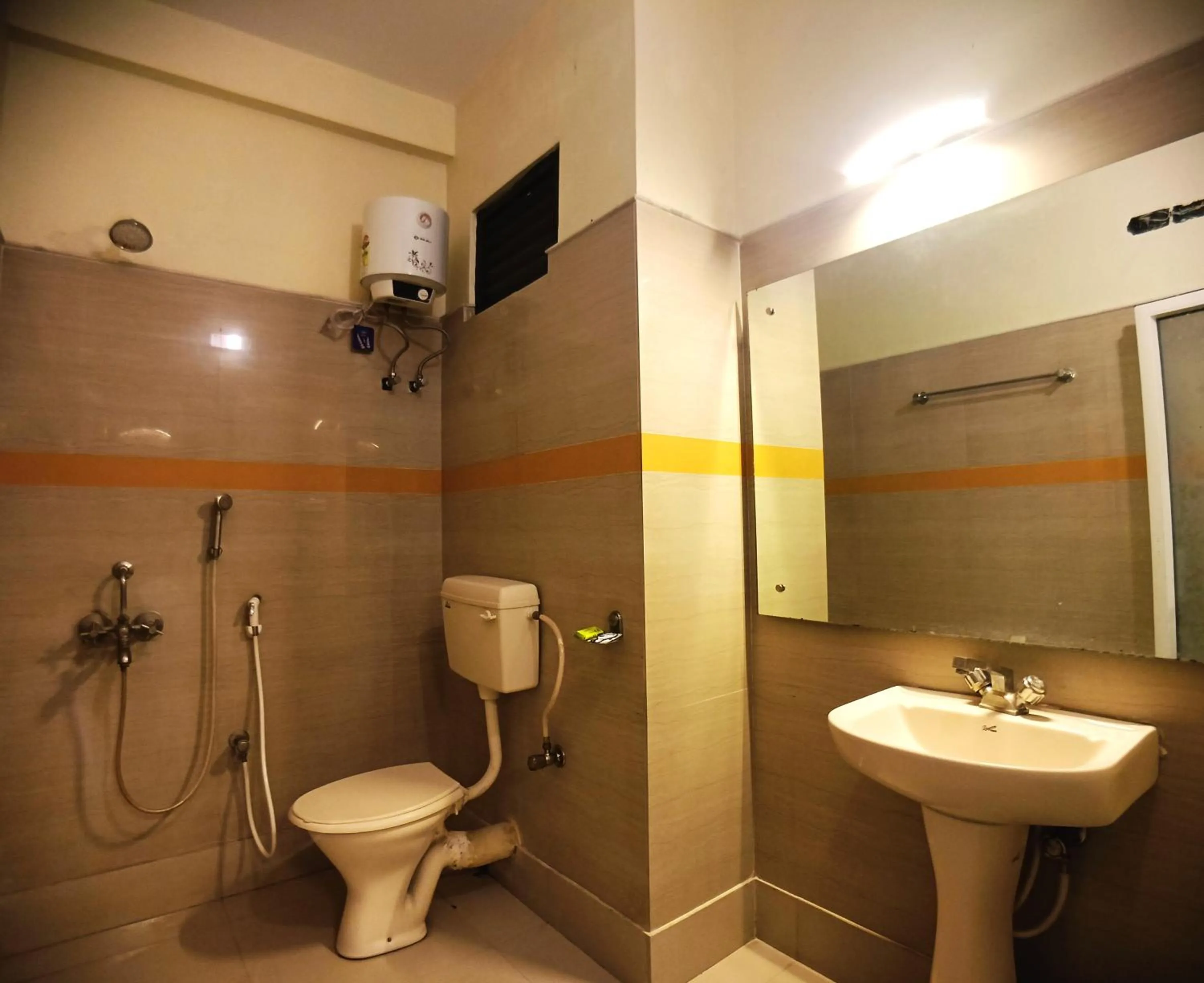 Shower in Shinjini Resort