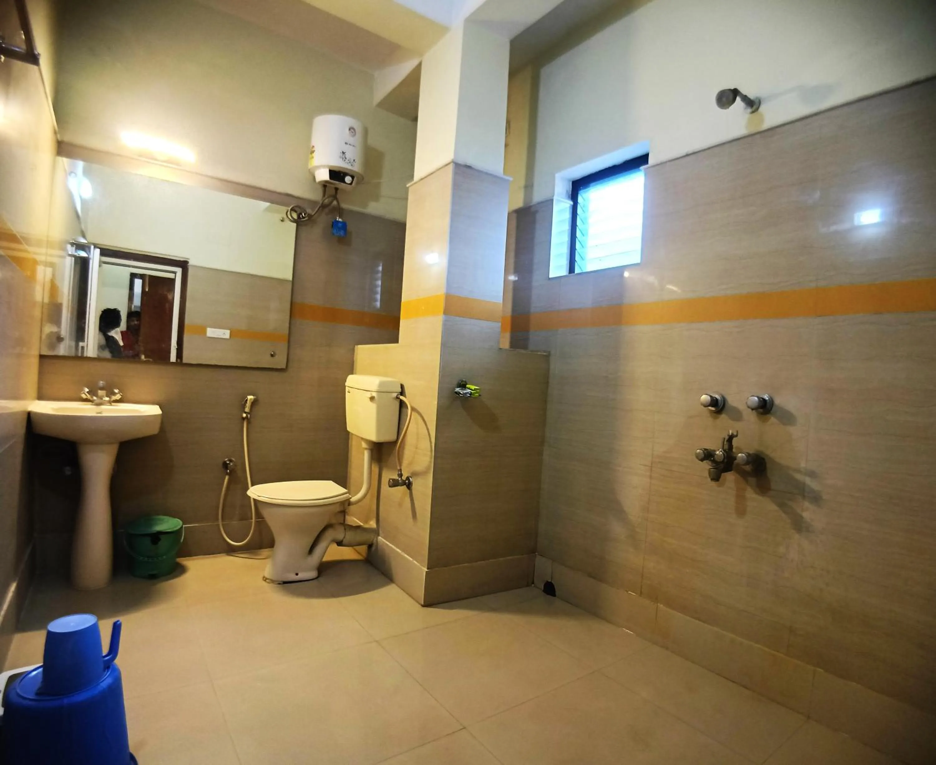 Shower in Shinjini Resort