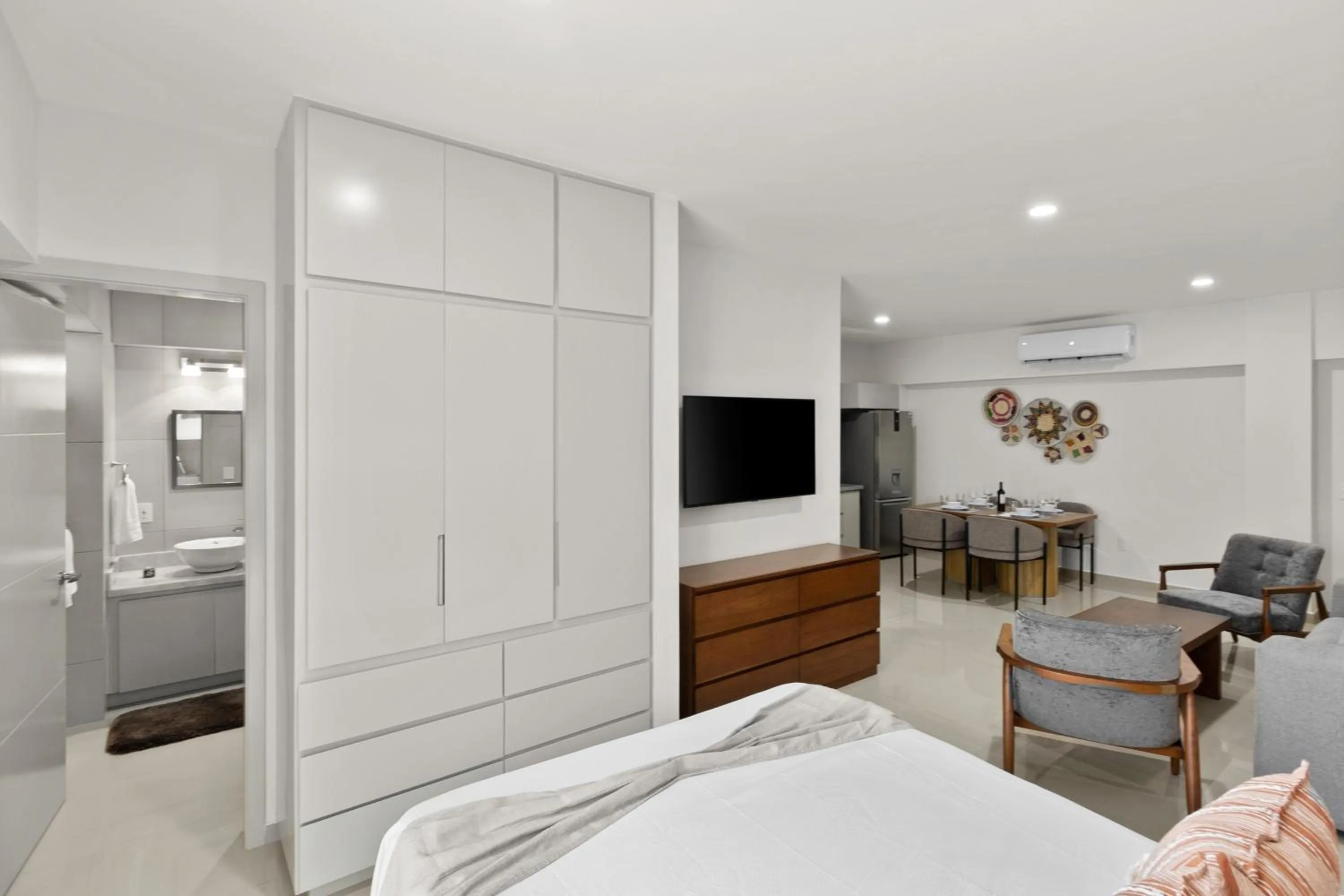 Bed in Casa Barros Vacation Condos