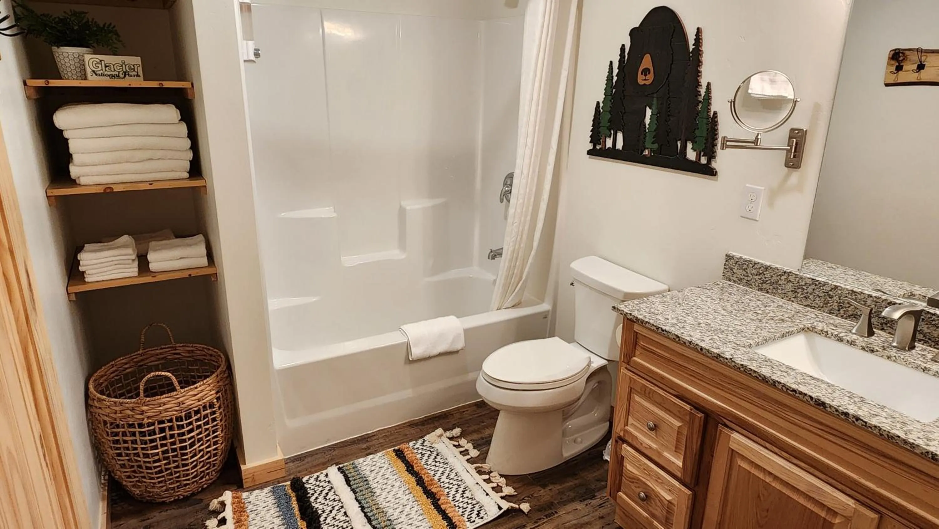 Shower in Beargrass Lodging & RV Resort