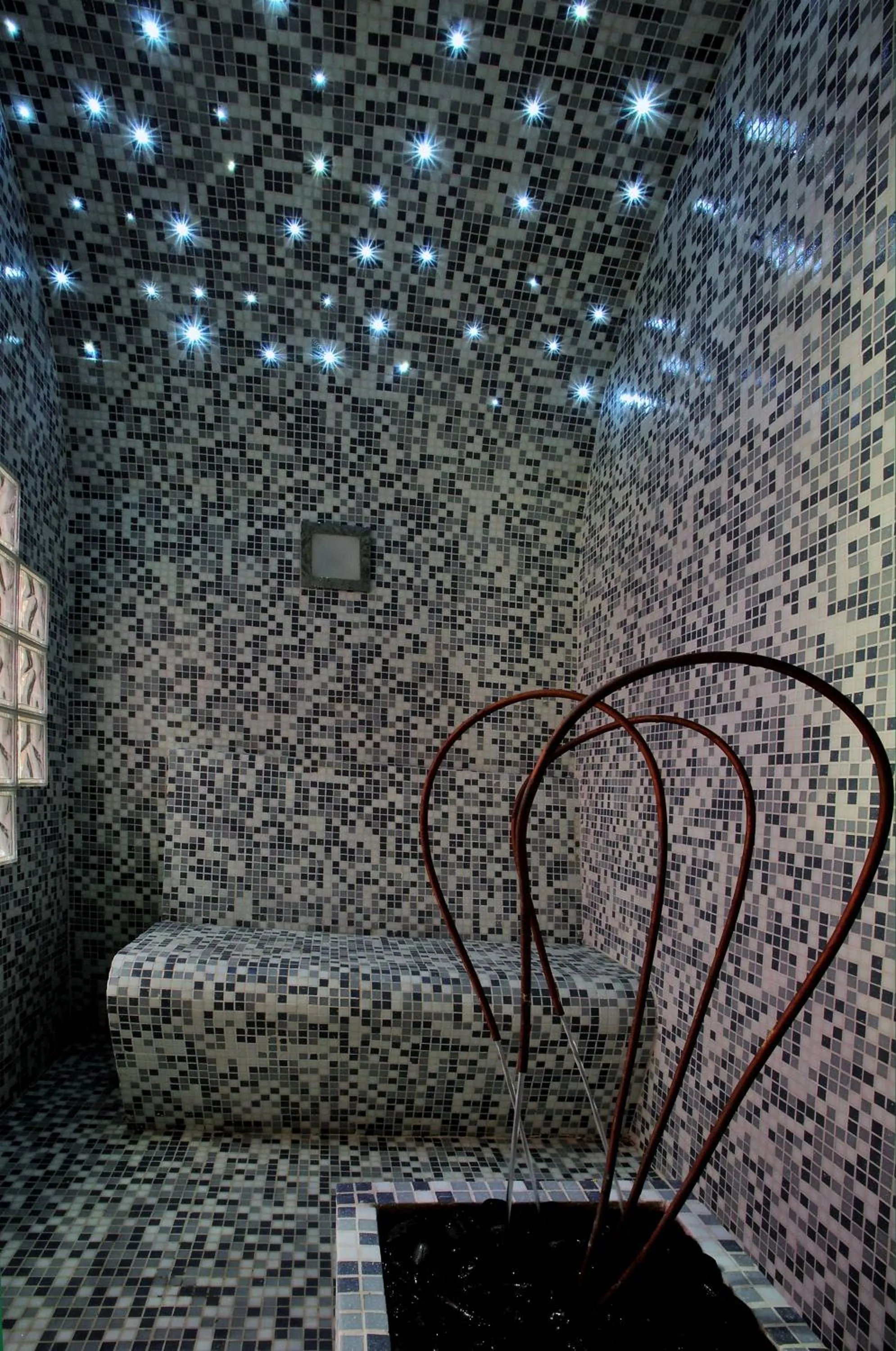 Steam room in Tus'Hotel