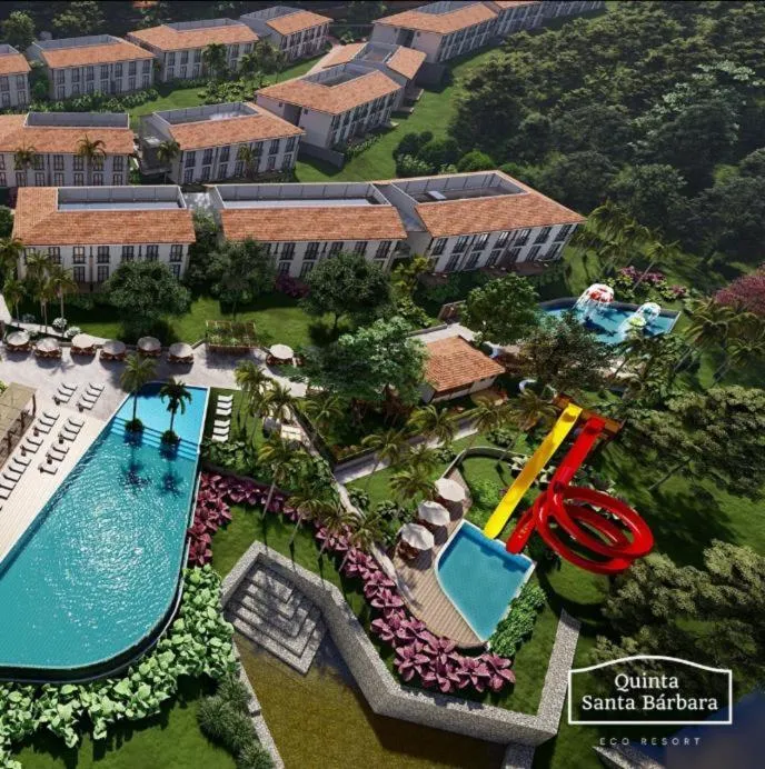 Aqua park in Quinta Santa Bárbara Eco Resort