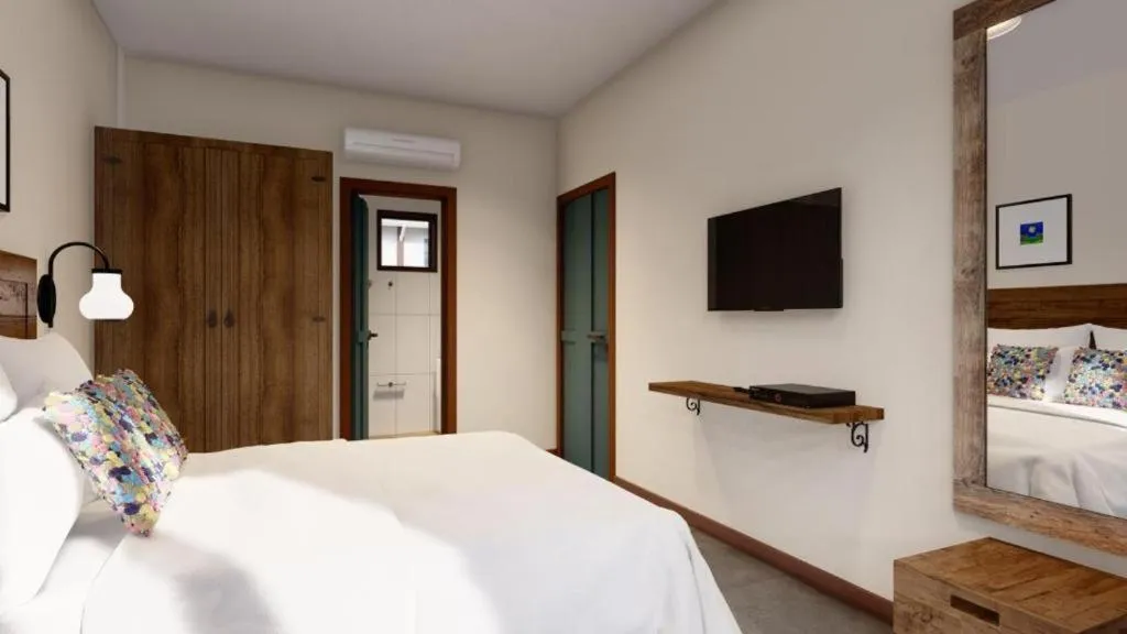 Bed in Quinta Santa Bárbara Eco Resort