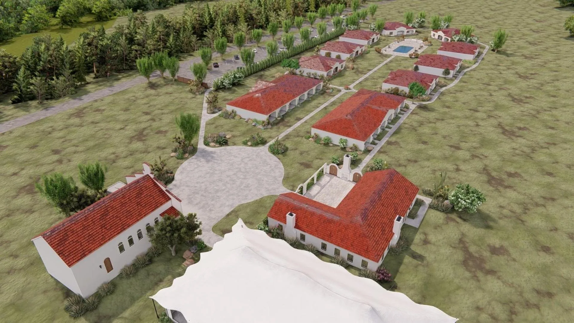 Property building in La Palmilla Texas