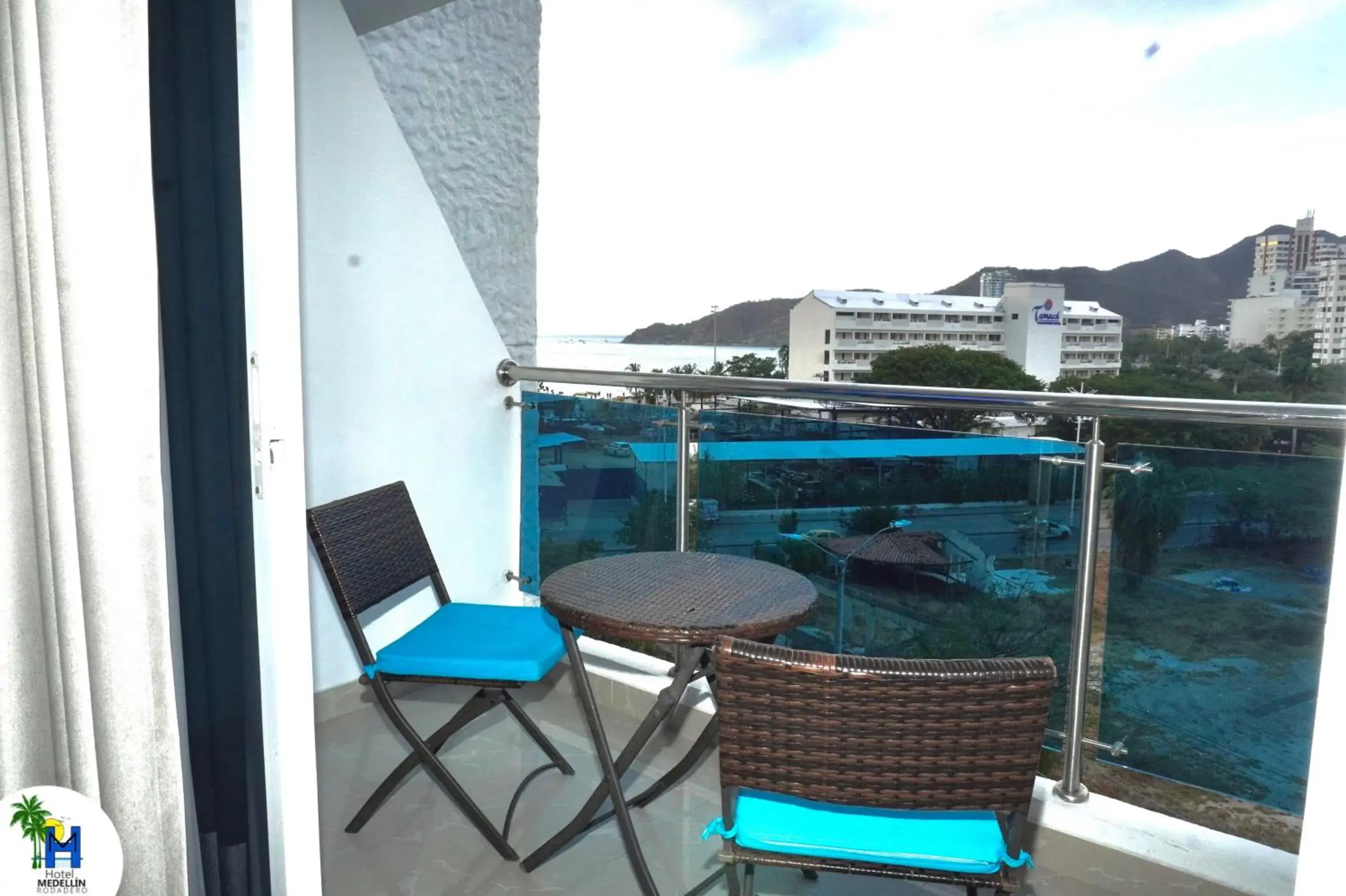 Double Room with Balcony in Hotel Medellín Rodadero Double Room with Balcony in Hotel Medellín Rodadero