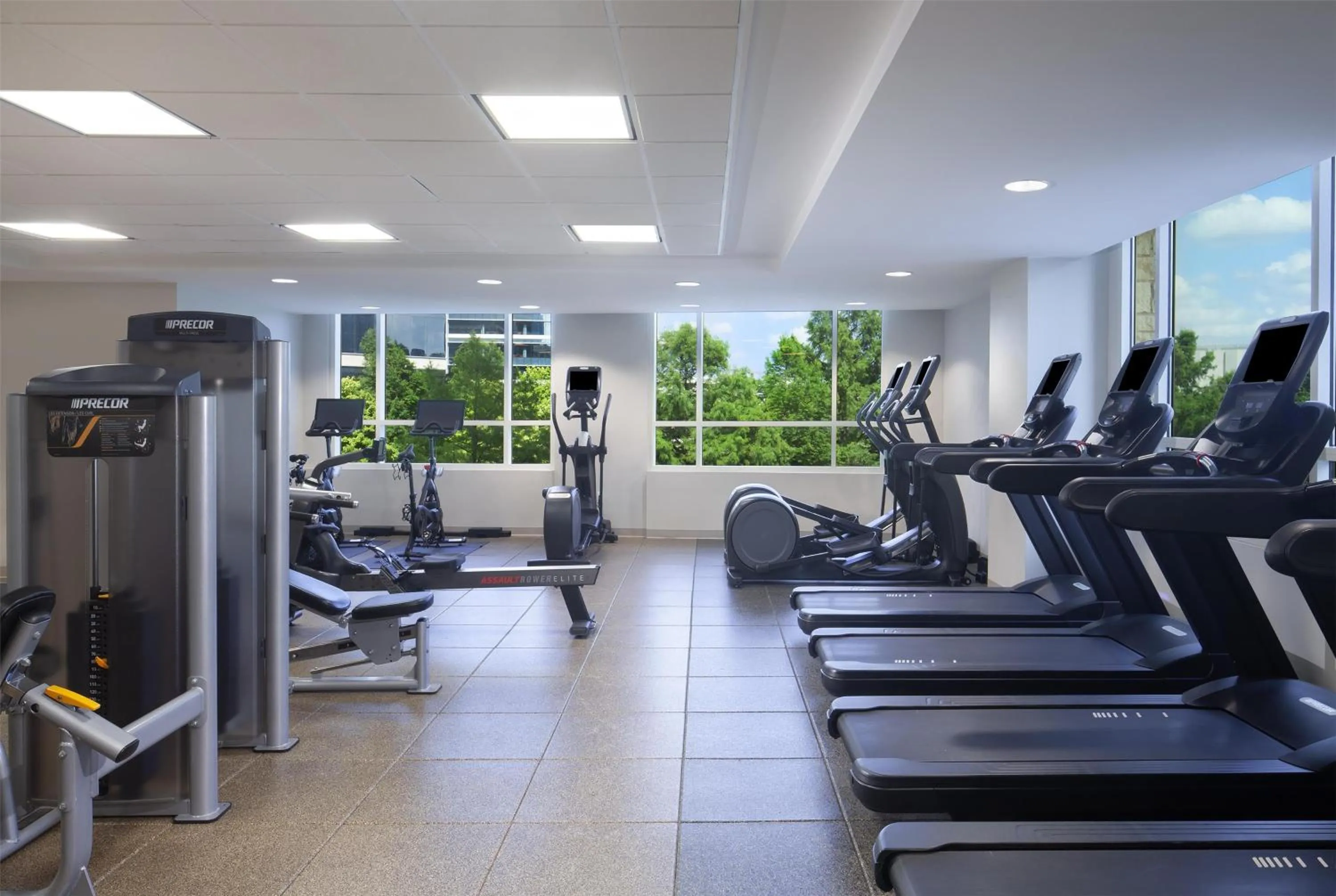 Fitness centre/facilities in Hilton Dallas/Plano Granite Park