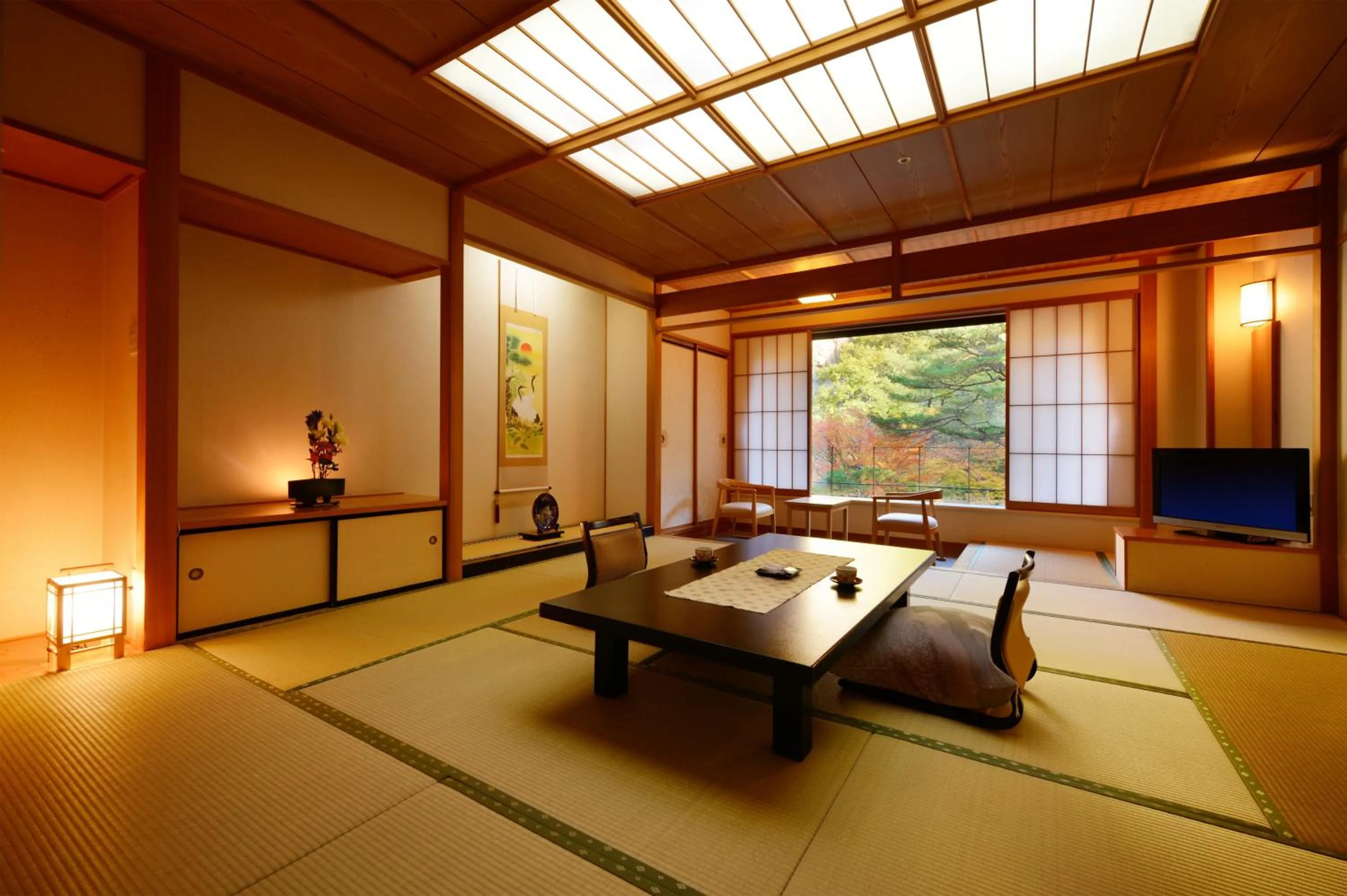 Photo of the whole room in Sansuiso Tsuchiyu Spa