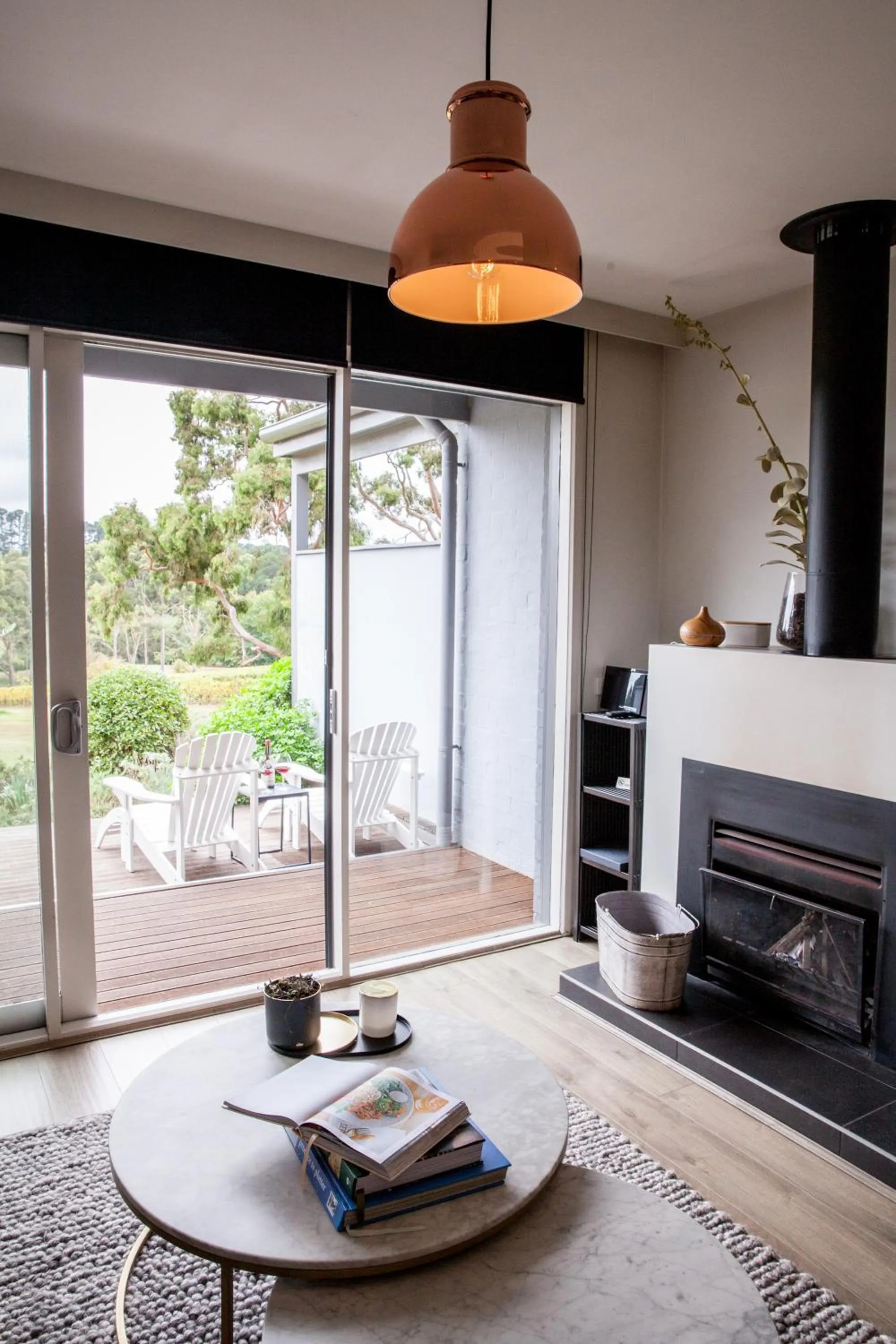Living room in Polperro Villas