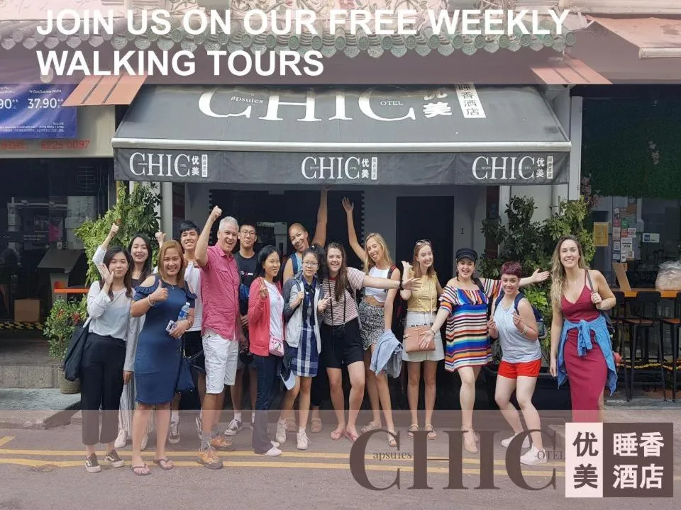 People in Chic Capsule Otel