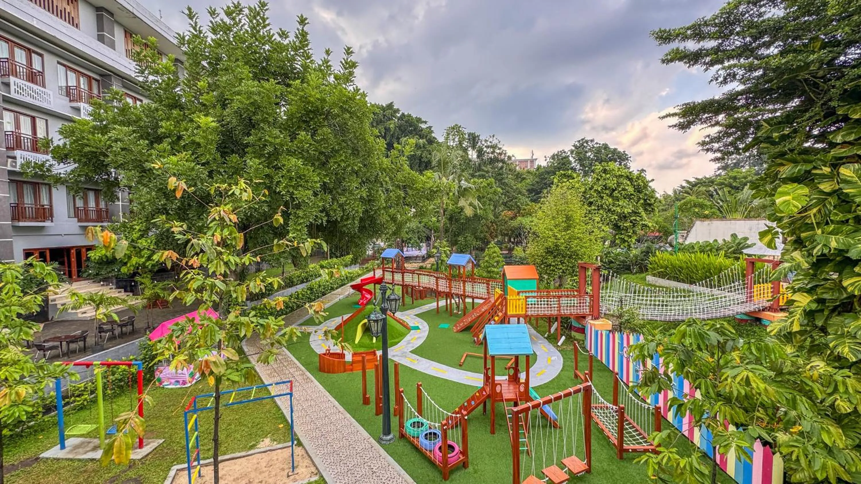 Children play ground in Lorin Syariah Solo Hotel