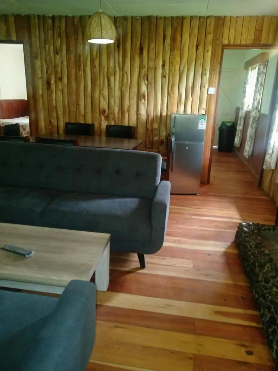 Living room in Naro Moru River Lodge