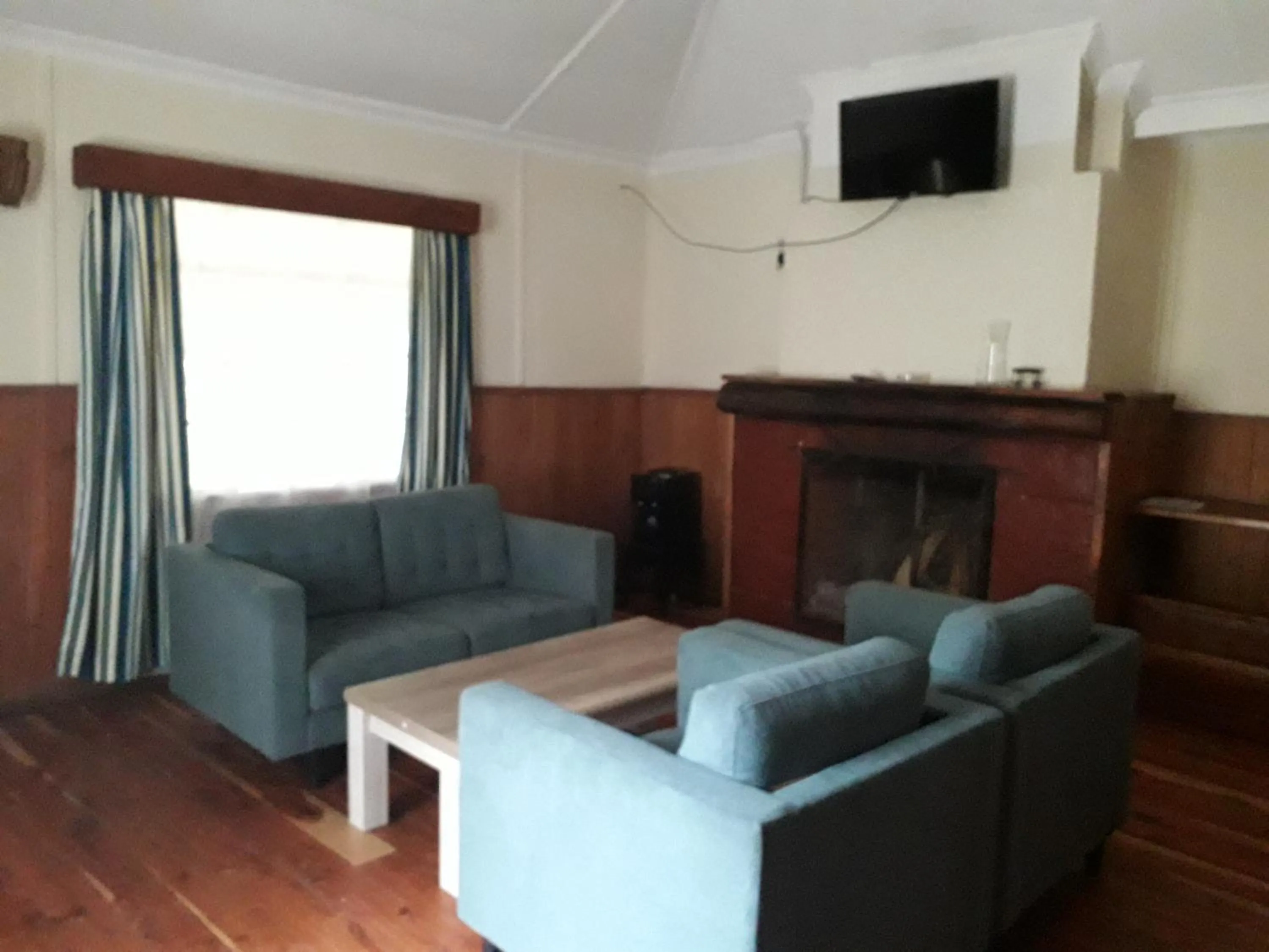 Living room in Naro Moru River Lodge