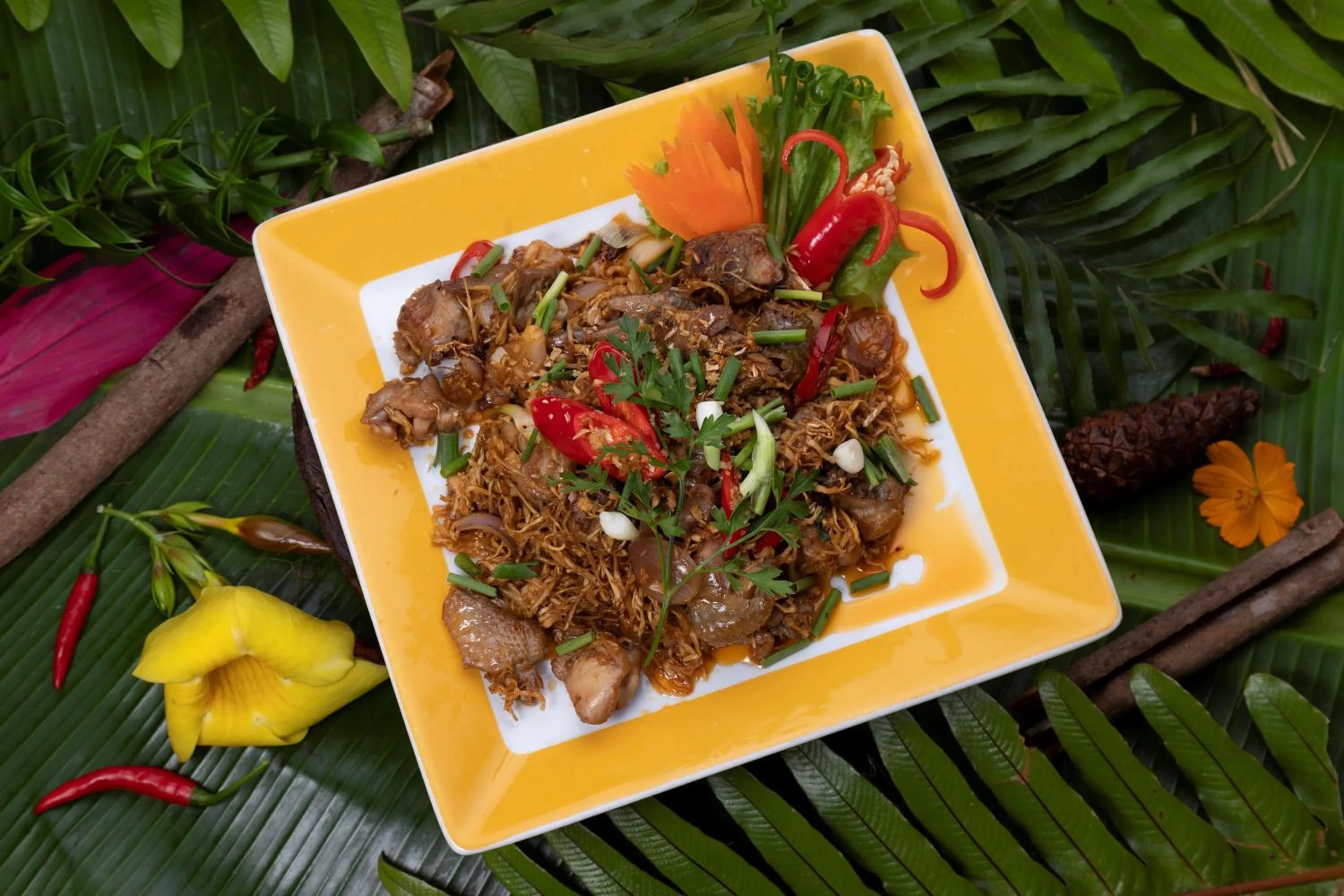 Food in Romdoul Kirirom Resort by EHM