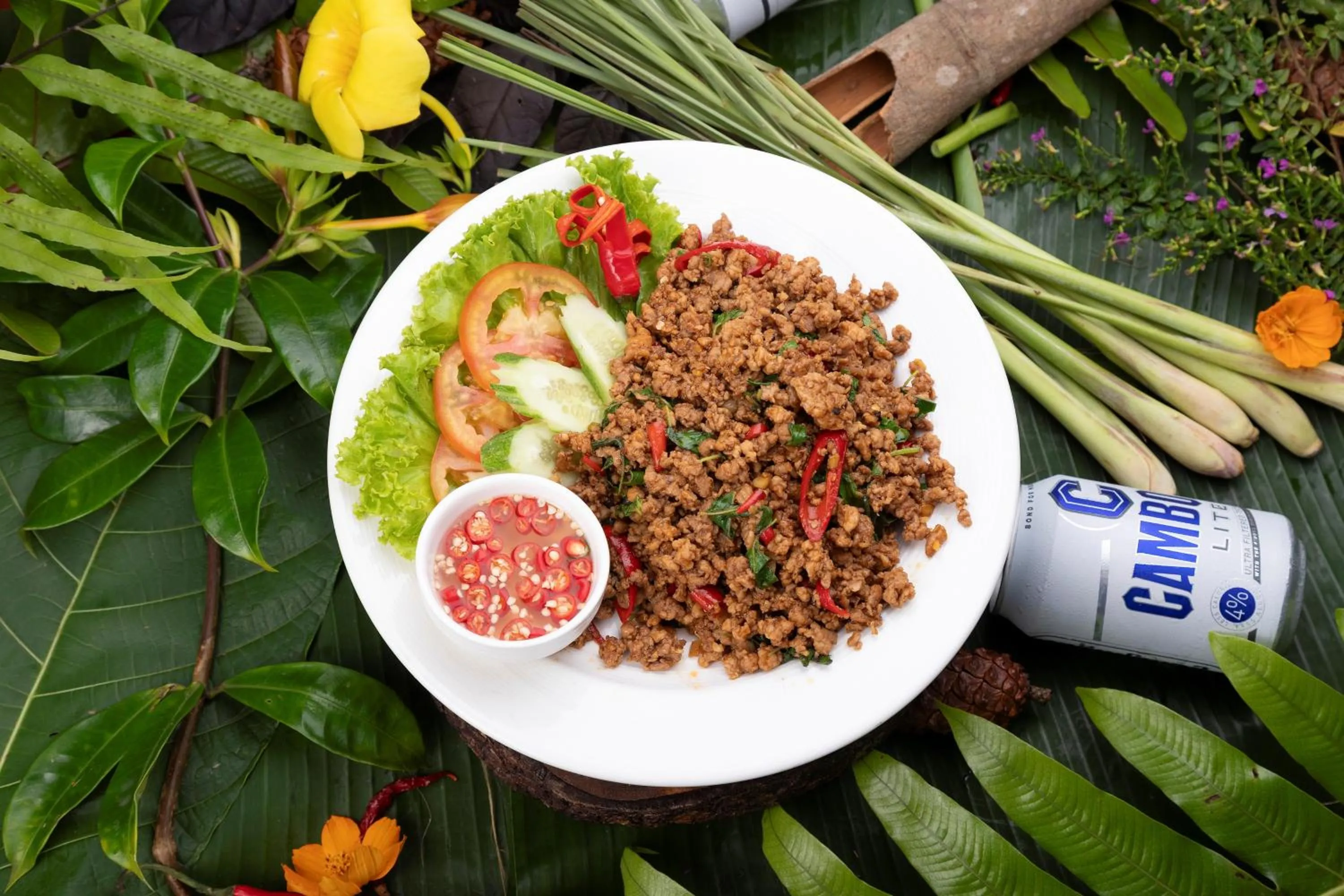 Food in Romdoul Kirirom Resort by EHM