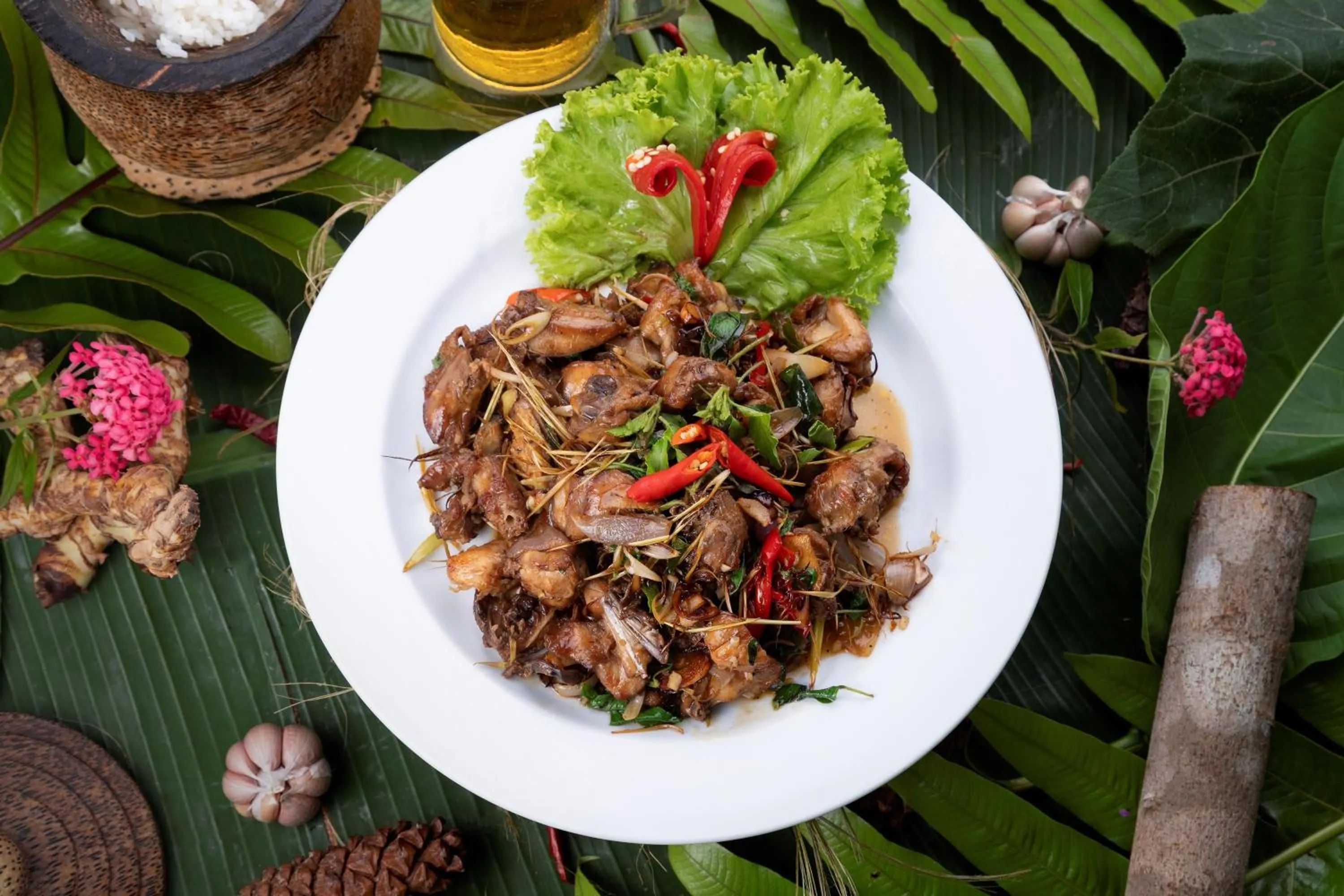 Food in Romdoul Kirirom Resort by EHM