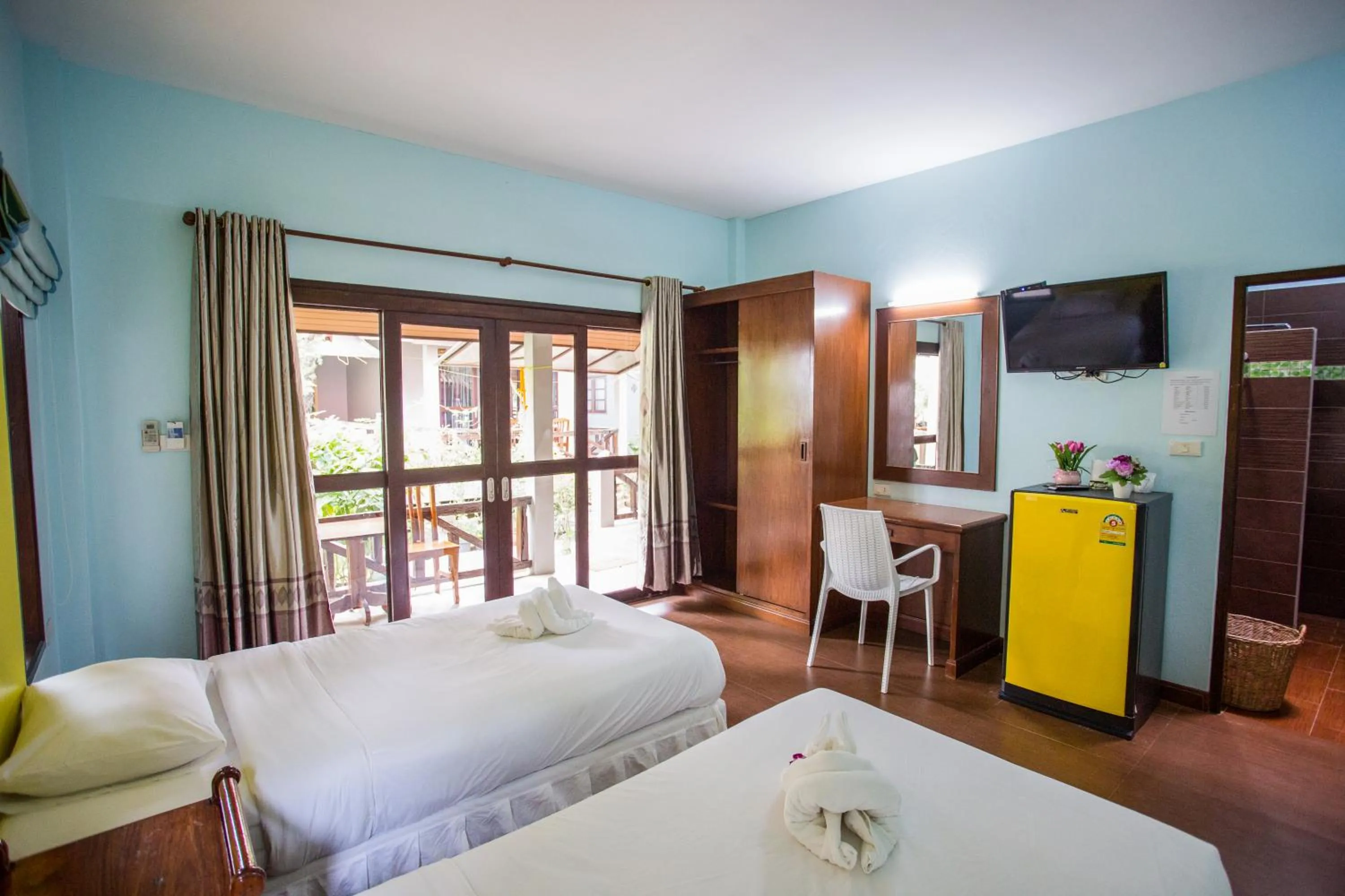 Bed in Sangaroon Bungalow