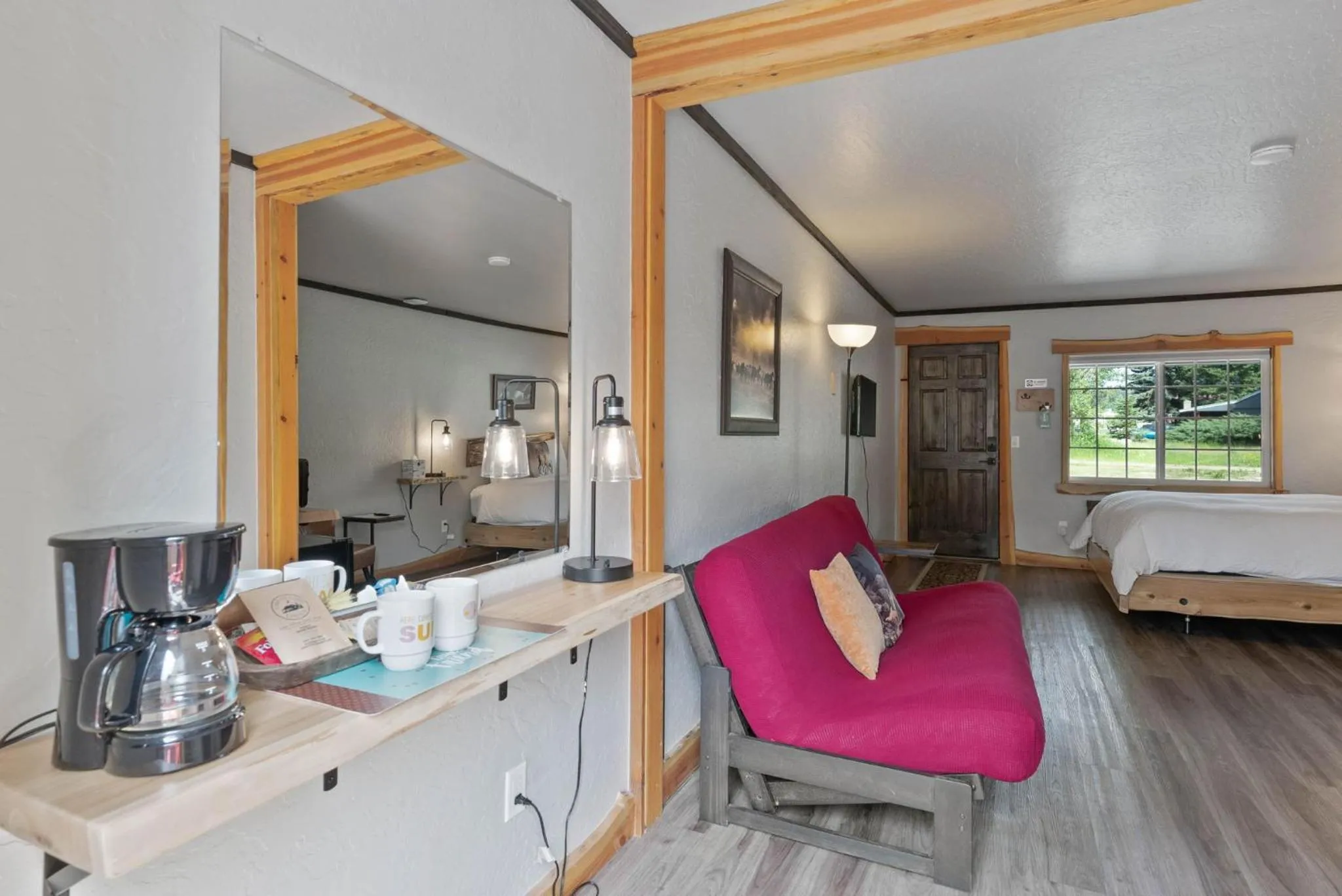 Bed in Lake Village Lodge