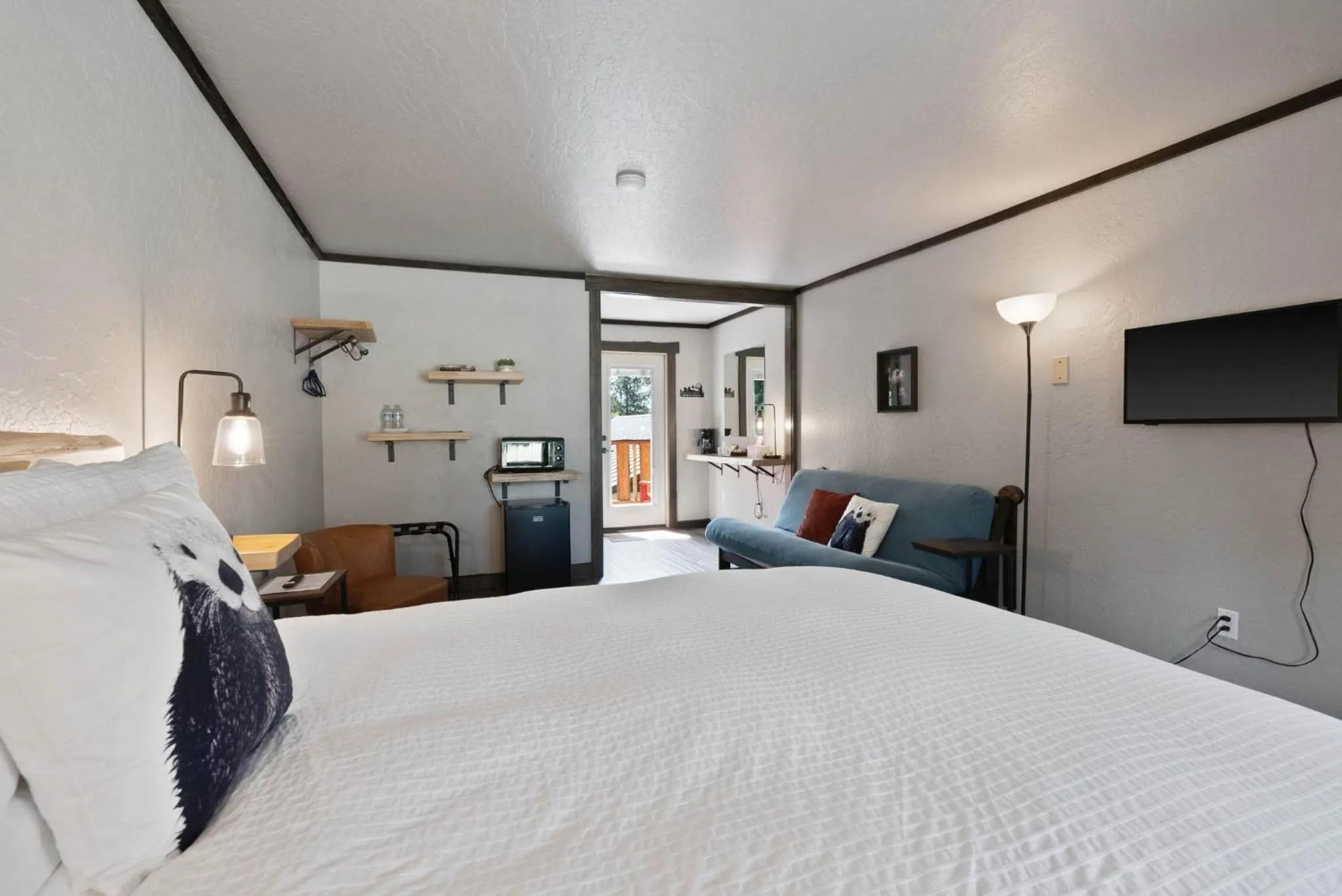 Bed in Lake Village Lodge