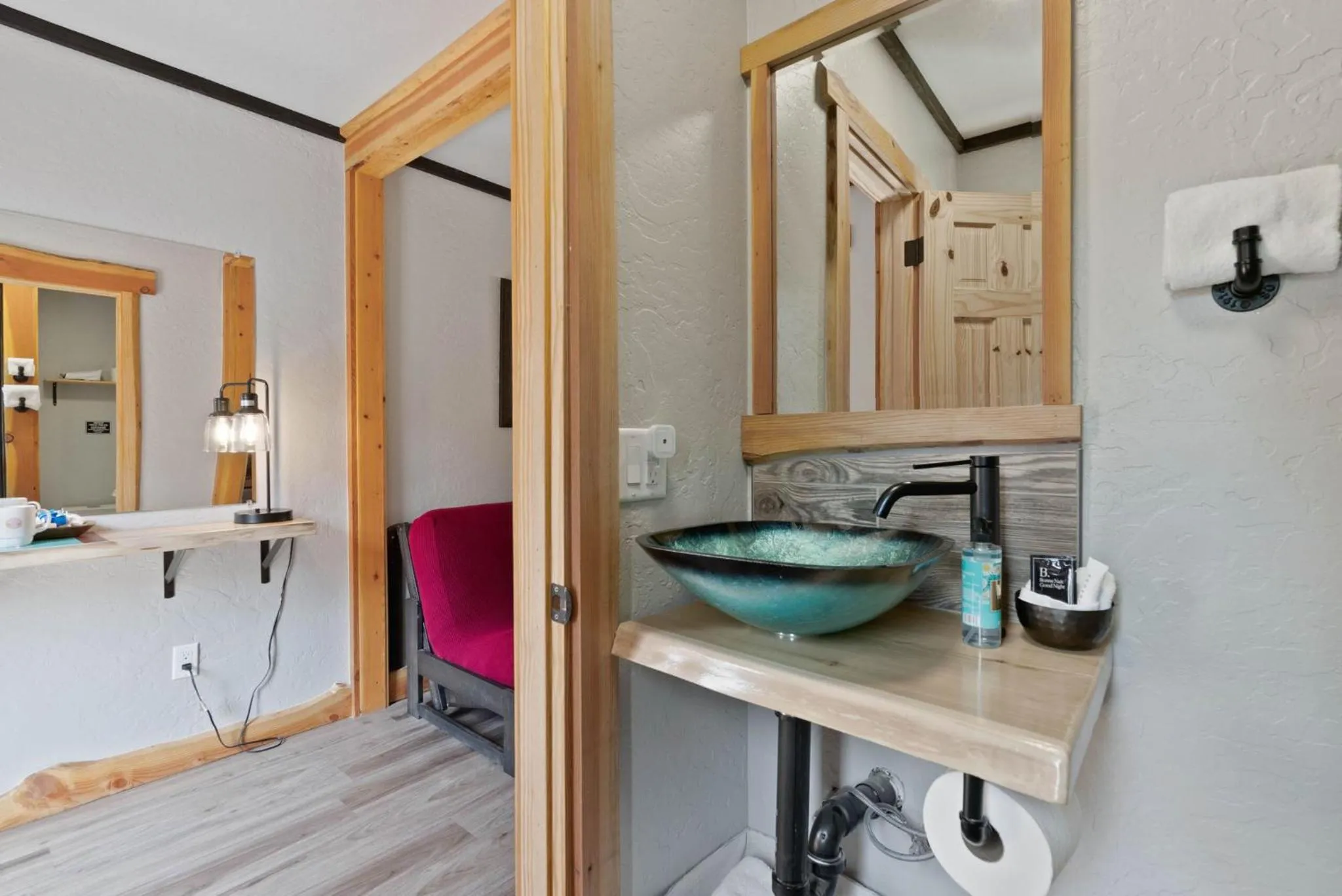 Bathroom in Lake Village Lodge