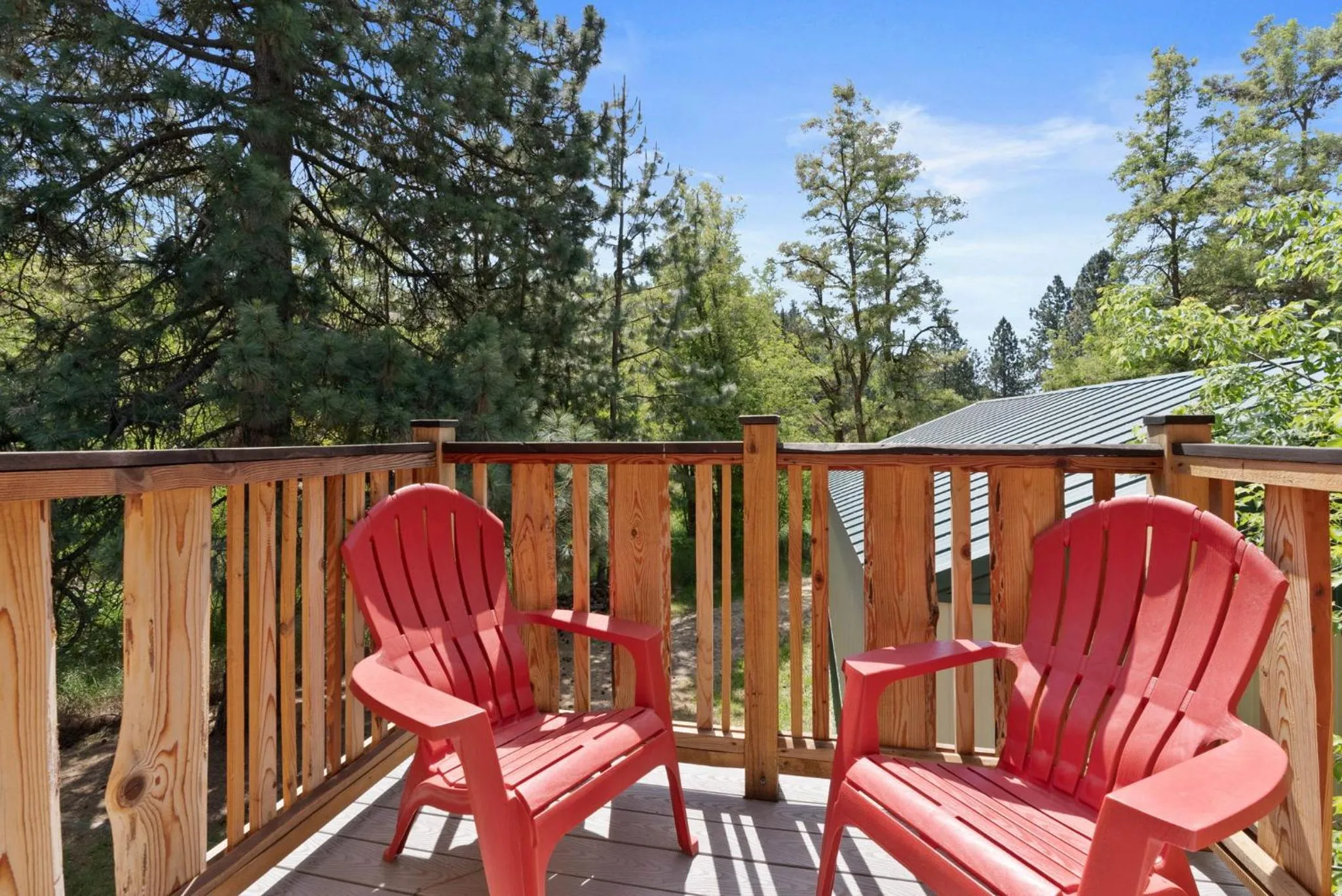 Patio in Lake Village Lodge