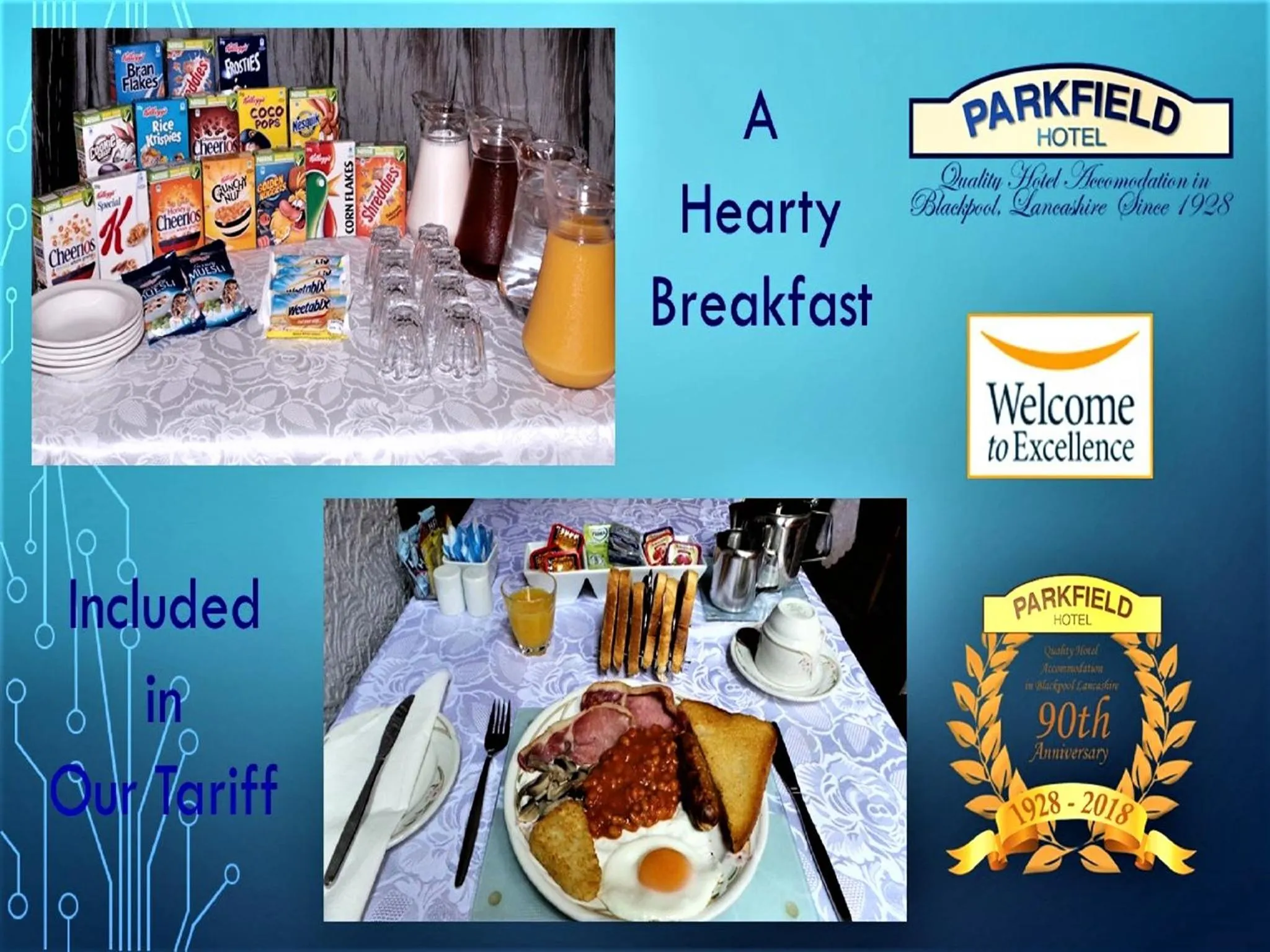 Food close-up in Parkfield Hotel